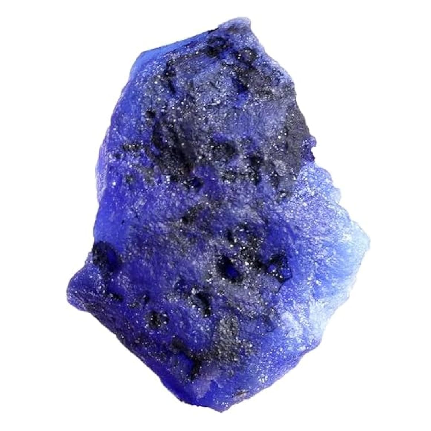 GEMHUB Natural Blue Sapphire Rough Stone 8~200 Carats Rough Stone and Healing Stone Loose Gemstone Necklace Unisex, Jewelry, Sapphire