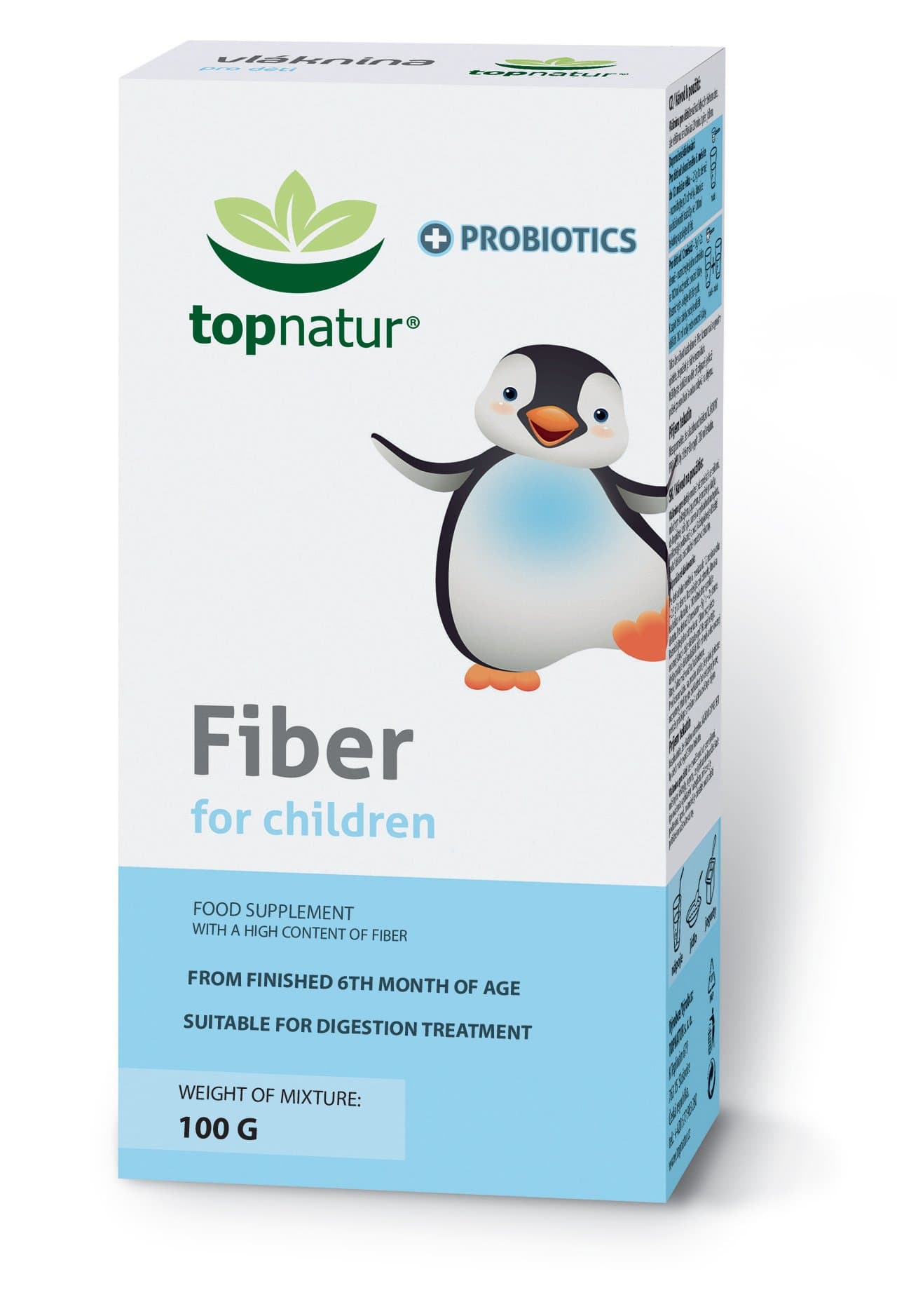 Topnatur Multi Strain Probiotic, Fibre and Prebiotic Supplement for Children | Natural Relief from Constipation, Gas and Bloating for Kids & Babies | For a Healthy Bowel and Happy Tummy