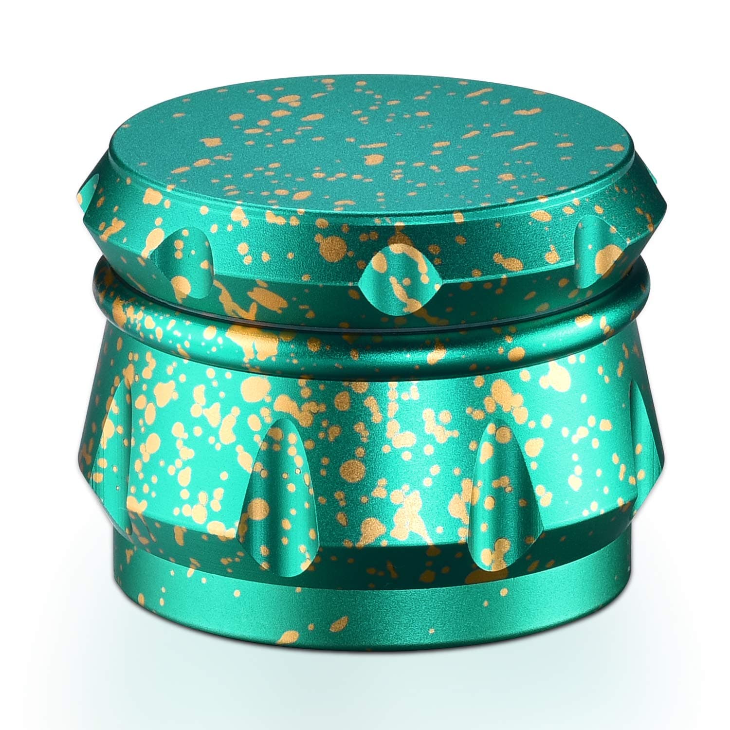 Langde Aviation Aluminum Grinder Magnetic Top 4 Pcs Grinders Metal Lid Mill Crusher Dry Herb Spice