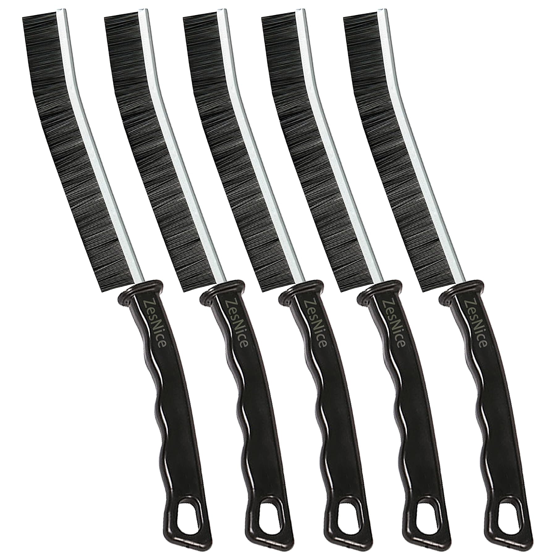 Magic Gap Hard Bristle Crevice Cleaning Brush - 5pcs Multifunctional Long Thin Slim Small Detail Cleaner, Grout Household Cleaner