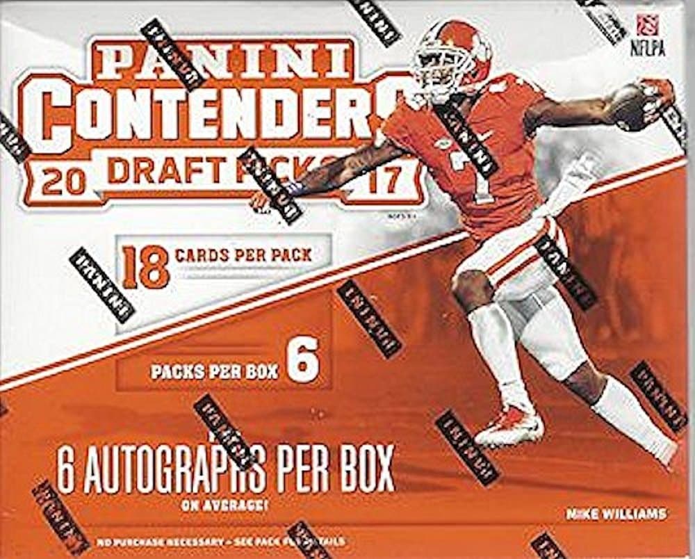 2017 Panini Contenders Draft Football Hobby Box