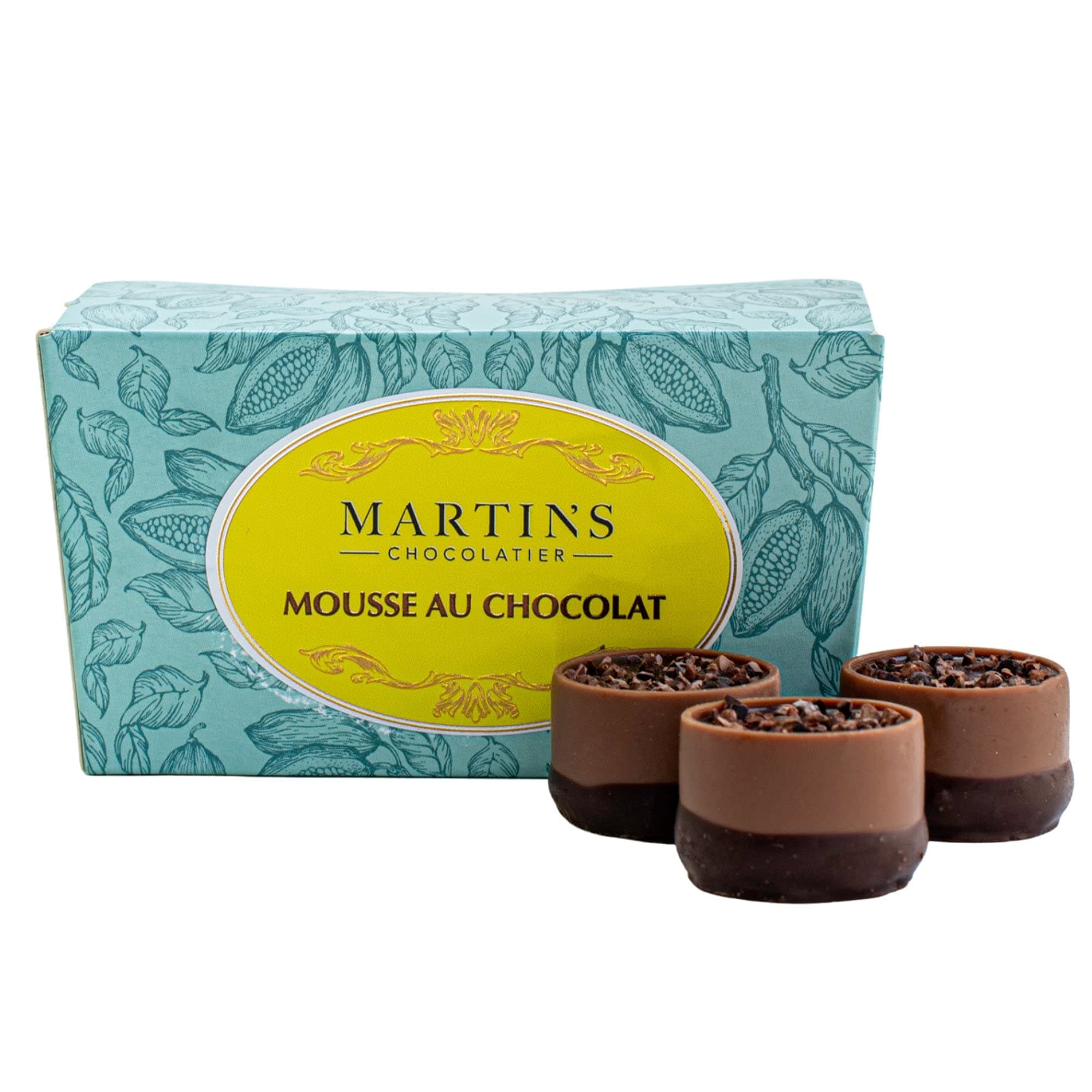 Martin's Chocolatier Chocolate Ballotin 200g | Mousse au Chocolat | Handmade Chocolate Gift Box