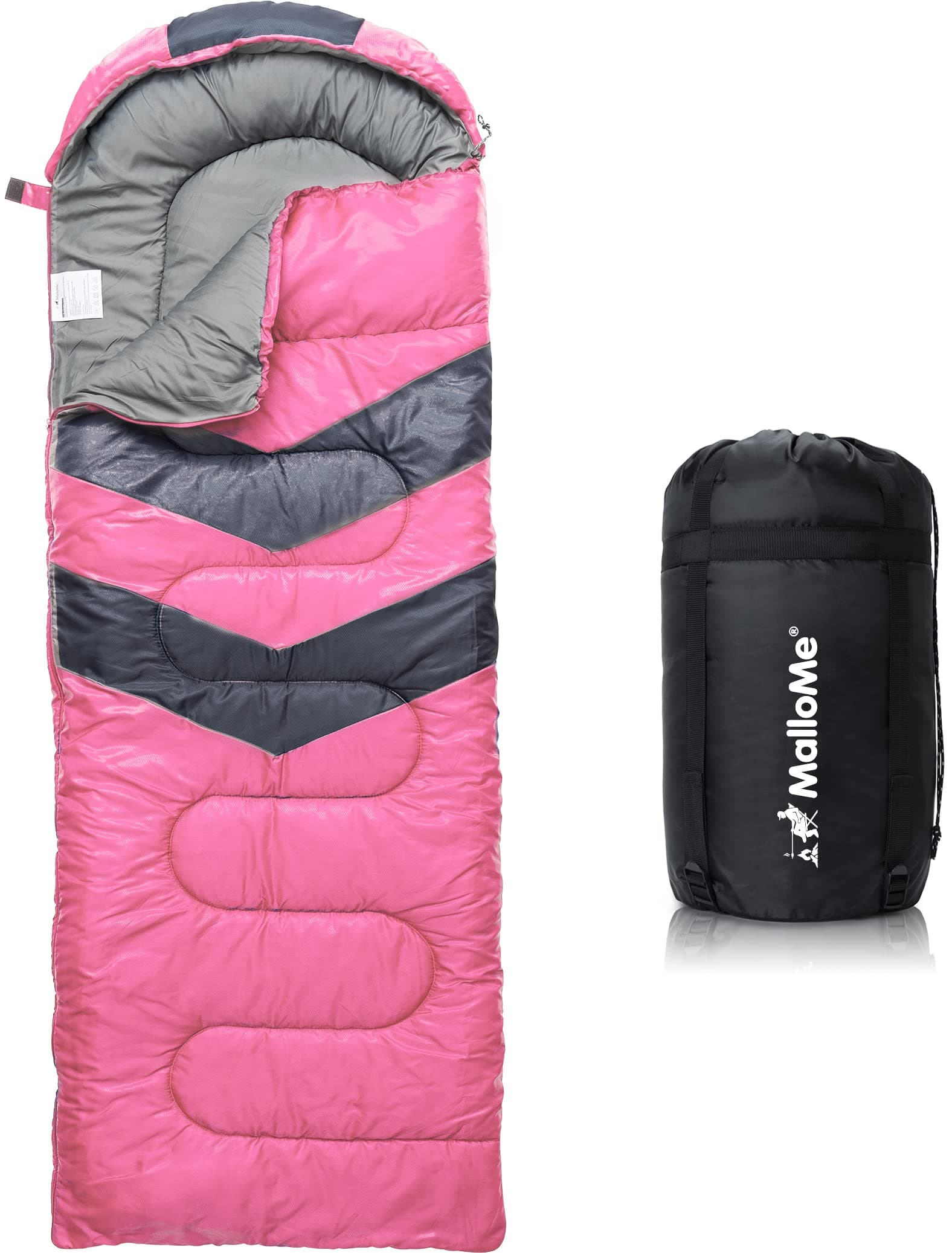 Sleeping Bags for Adults & Kids Sleeping Bag 3-4 Season - Ultralight Backpacking Sleeping Bag Cold Weather & Warm, Lightweight Compact, Single Adult Girls Boys Winter Sleep Camping Accessories