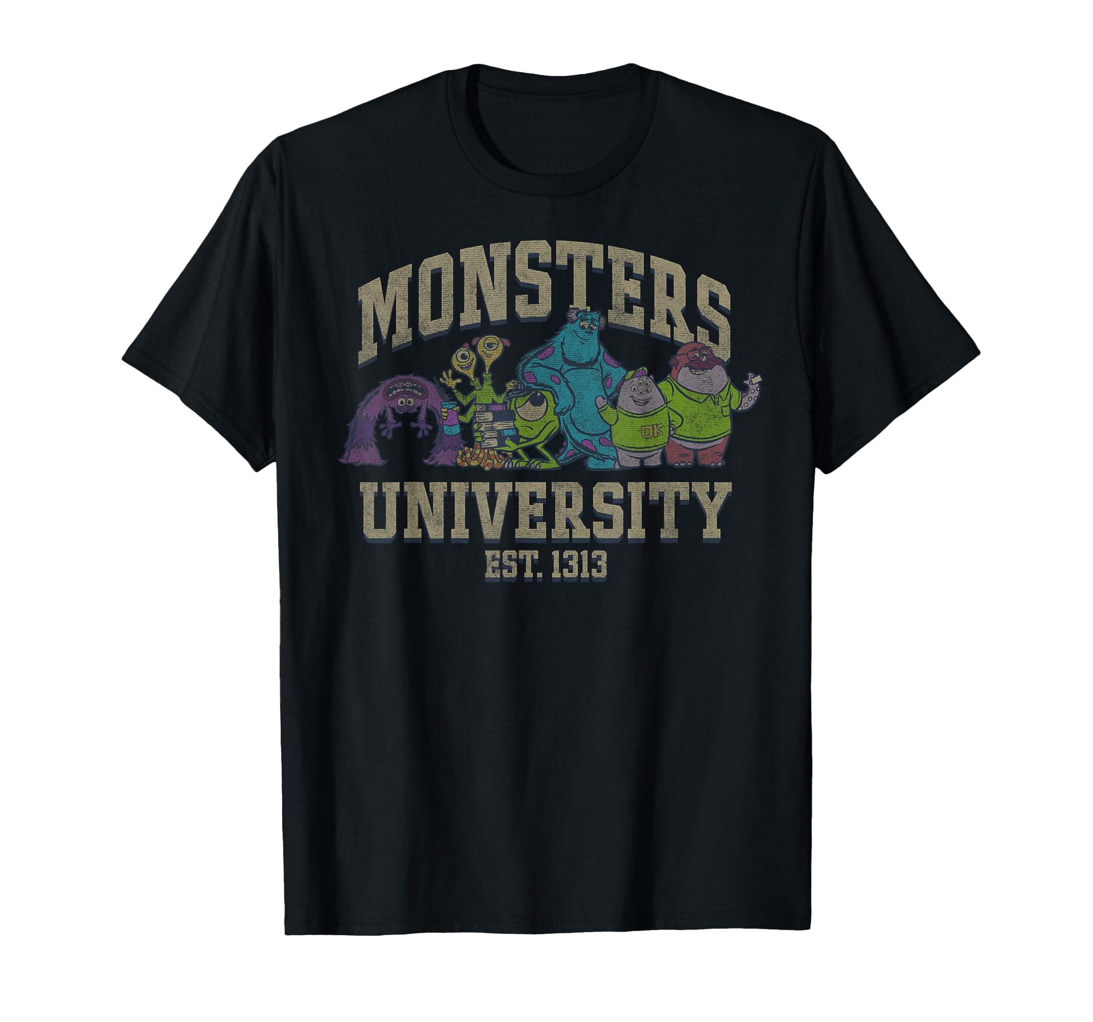 Pixar Monsters University Est. 1313 Group Shot T-Shirt