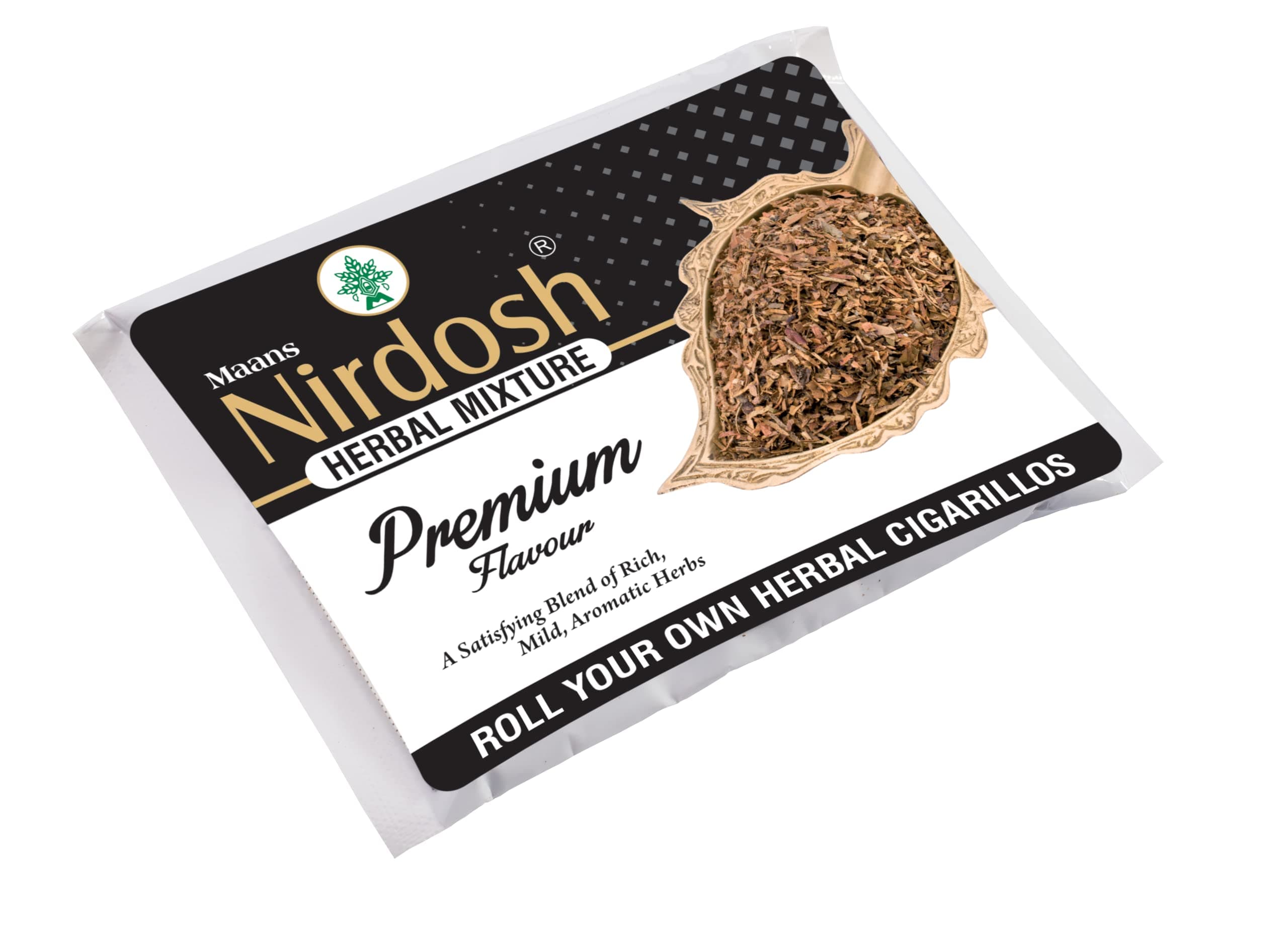 Nirdosh exotic herbal blend | Premium flavor | 100% natural herbs | natural tobacco alternative | pack of 1-35g.