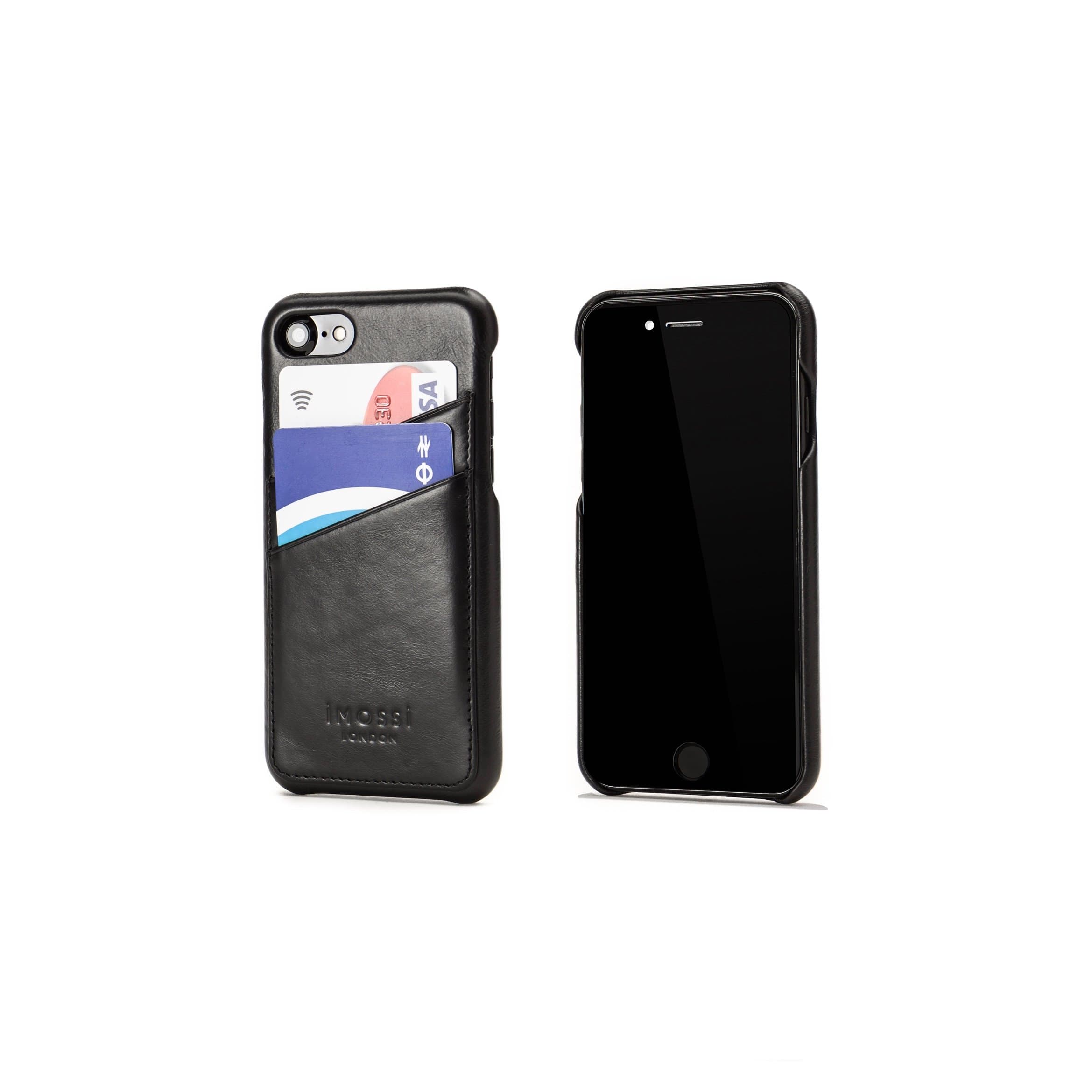 Apple iPhone 7 Leather Phone Case Black