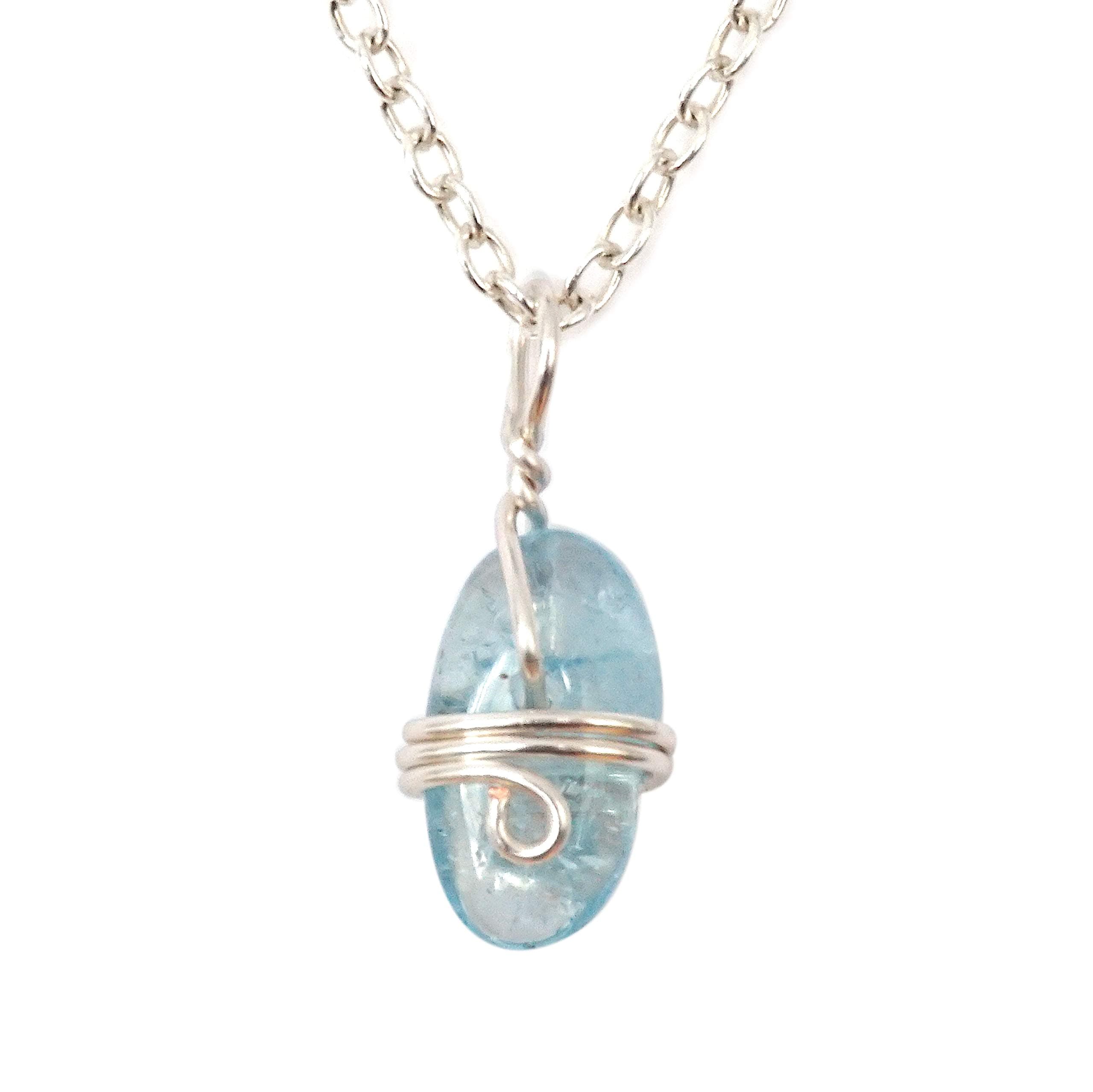 Women's Birthstone Crystal Charm Necklaces