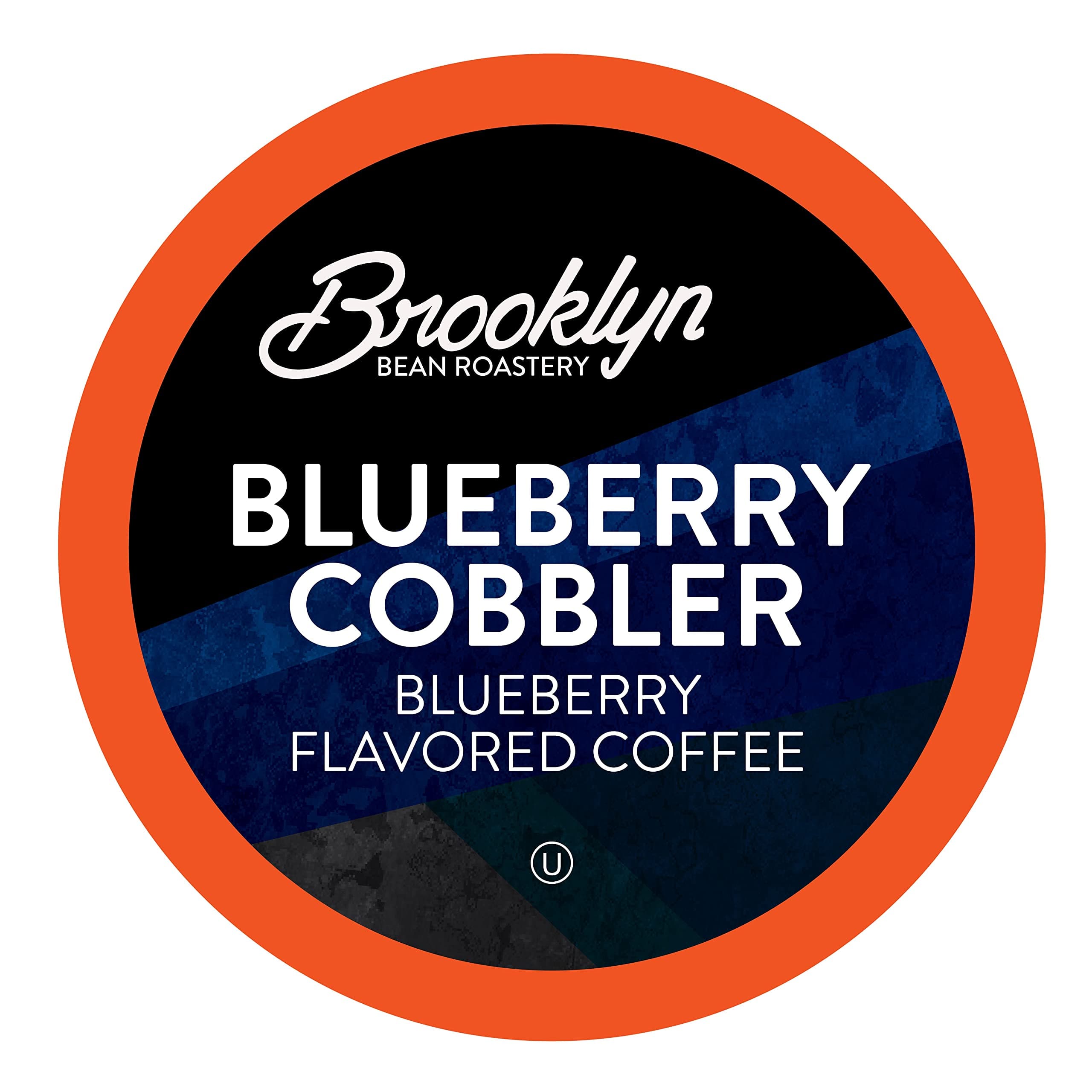 Blueberry Cobbler Coffee Pods, Flavored Gourmet Pack, 40 Count - Compatible with Keurig 2.0 K Cup Brewers - Premium Quality, Rich and Smooth Taste, Single Serve Pods
