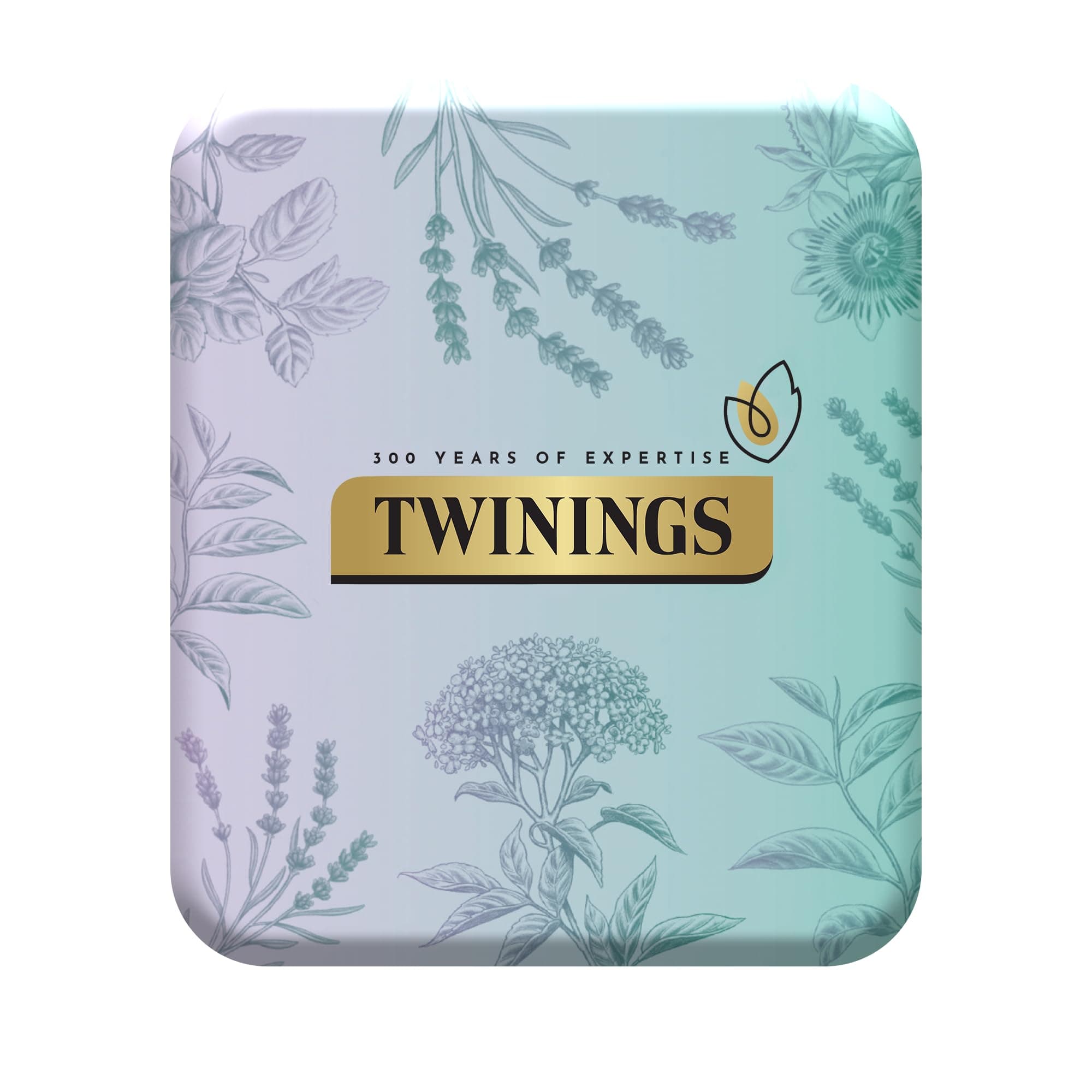Twinings Premium Pocket Tea Tin - 4 Envelopes | Perfect Stocking Filler, Secret Santa & Travel Size Gift Tin | Premium Tea Selection Under £10