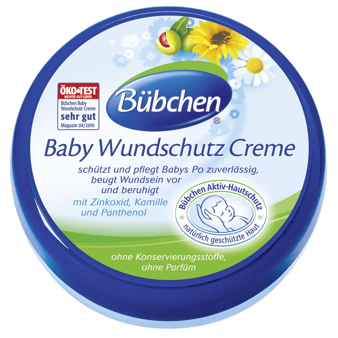 Blaue Line Baby Wundschutz Creme, 2er Pack (2 x 150 ml)