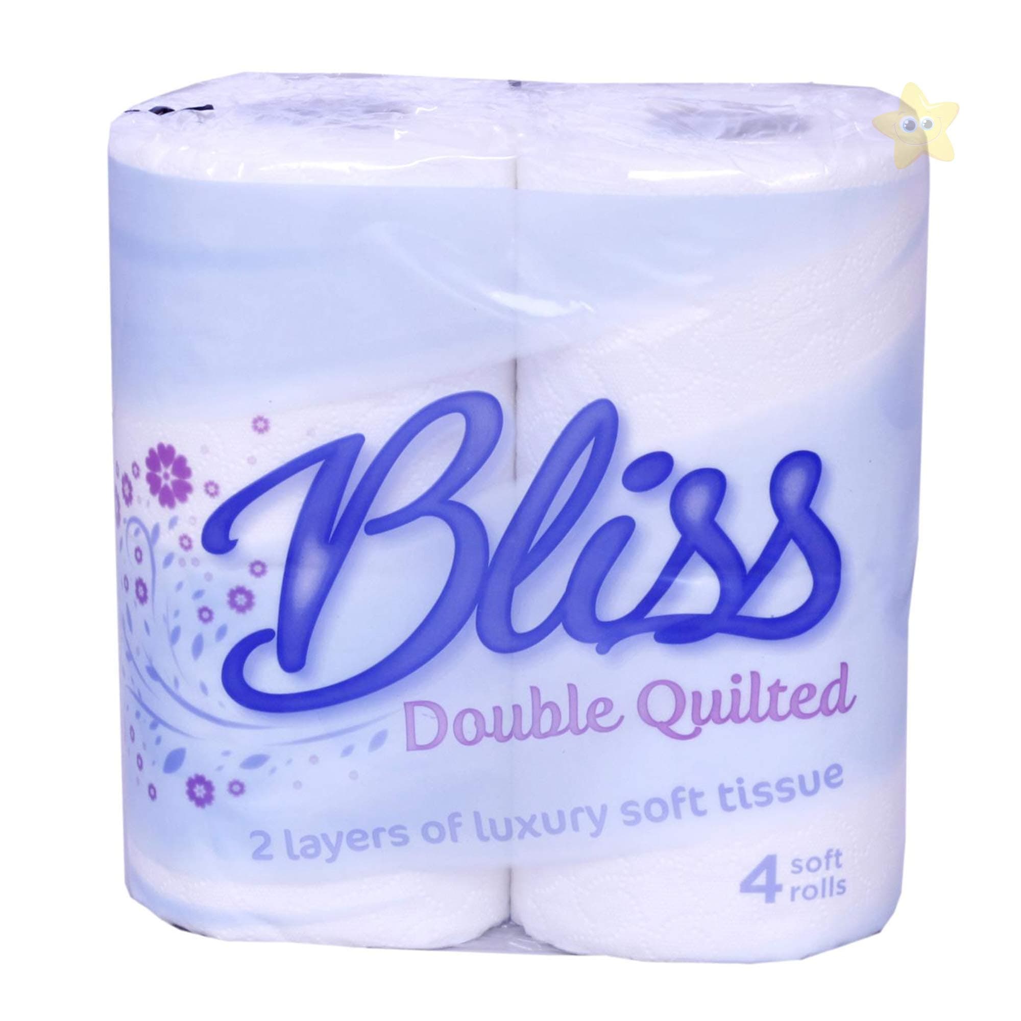 High Quality Great Absorption Soft Luxury Tissue Home Washrooms Hygiene (5x4 Pack) Bliss Double Quilted 2ply Toilet Paper (20 Rolls)