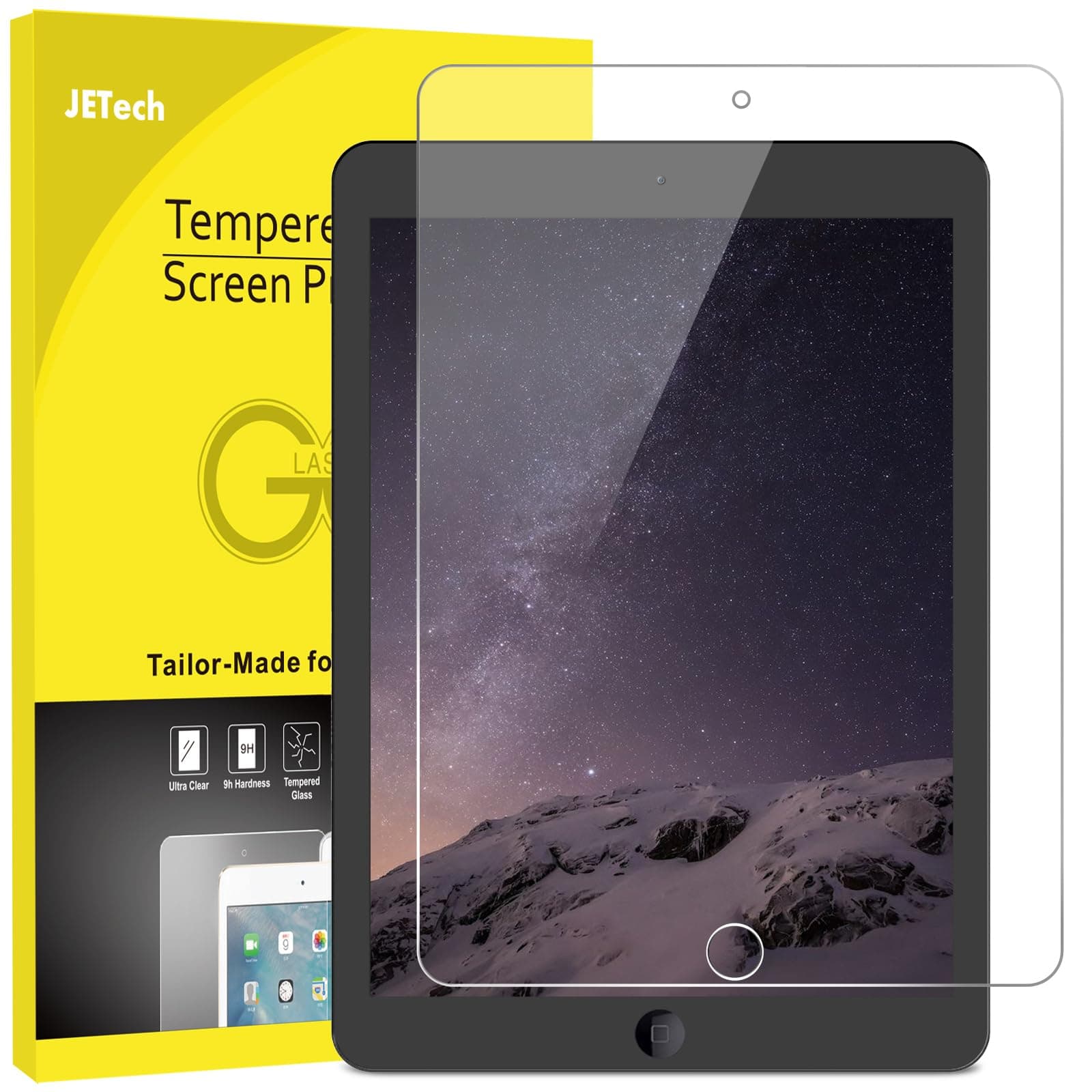 JETech Screen Protector for iPad mini 1 2 3 (Not mini 4/5/6), Tempered Glass Film, 1-Pack