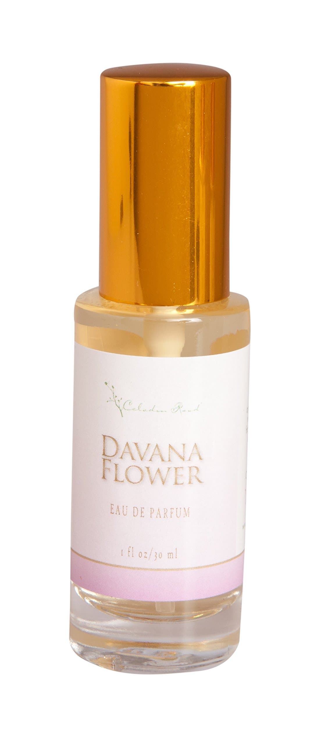 Davana Flower Perfume - Organic and Natural Ingredients - Phthalate and Paraben Free - 1oz - Made in USA