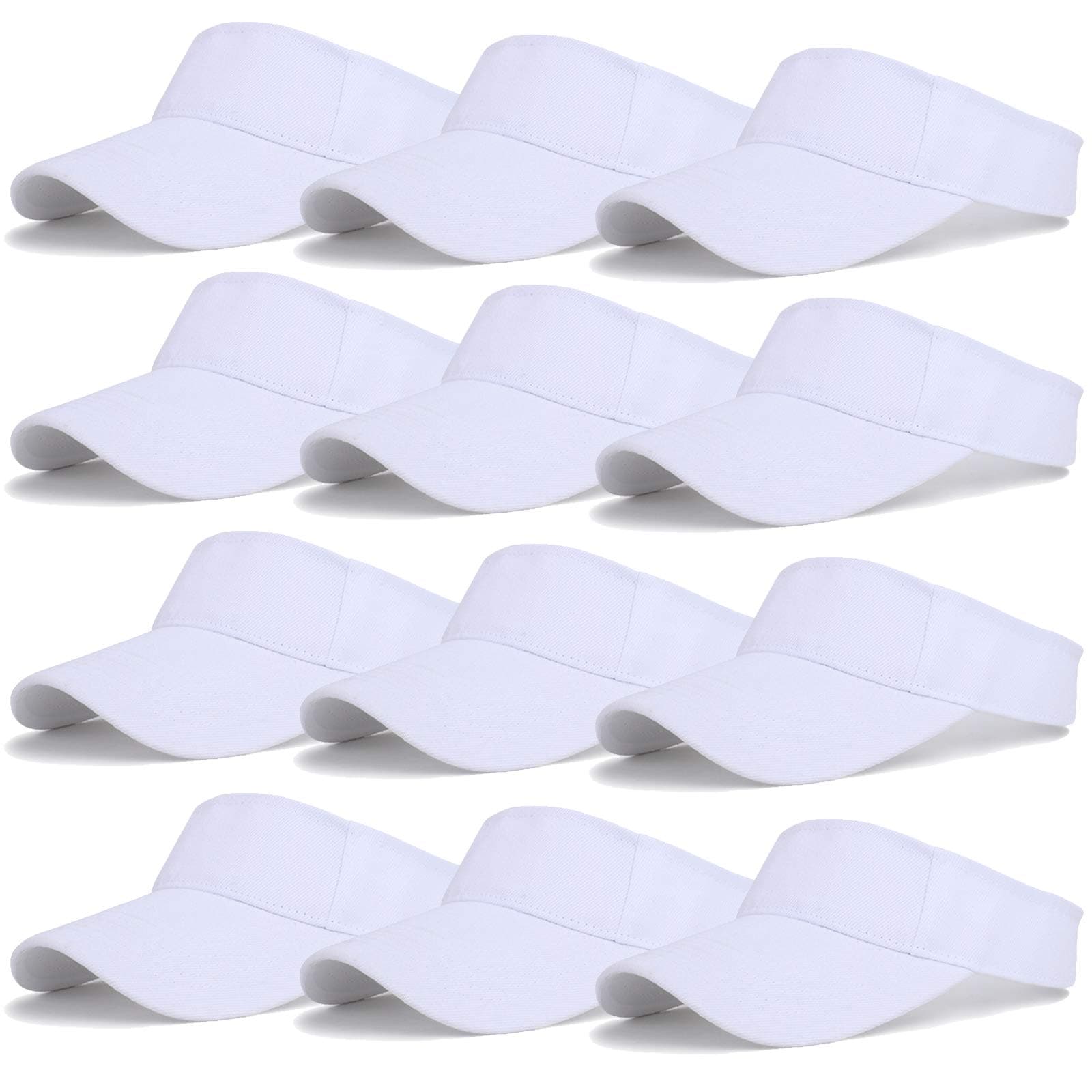 Unisex Sports Sun Visor Adjustable UV Protection Sun Hat Cap for Beach Pool Golf Tennis