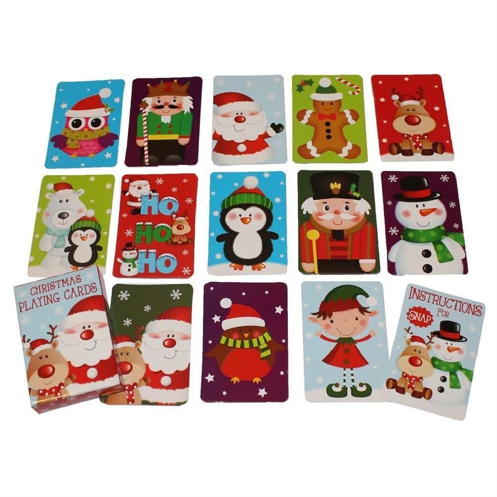Novelty Christmas Playing Cards Children¡¯s Snap Game Stocking Filler