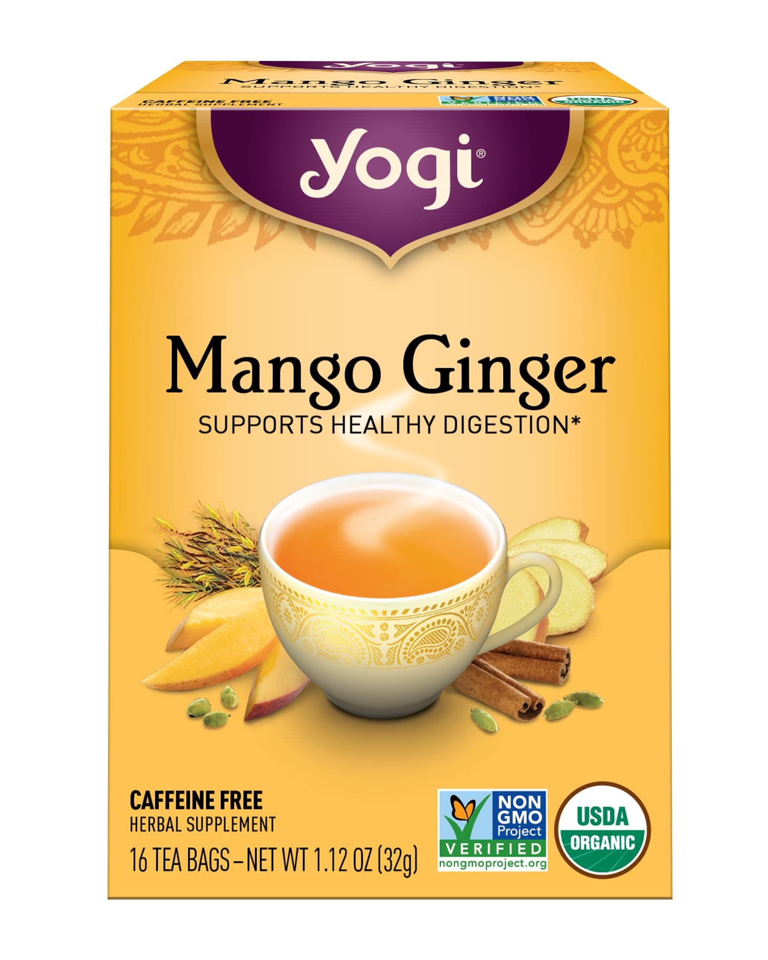 Tea, Mango Ginger, 16 ct