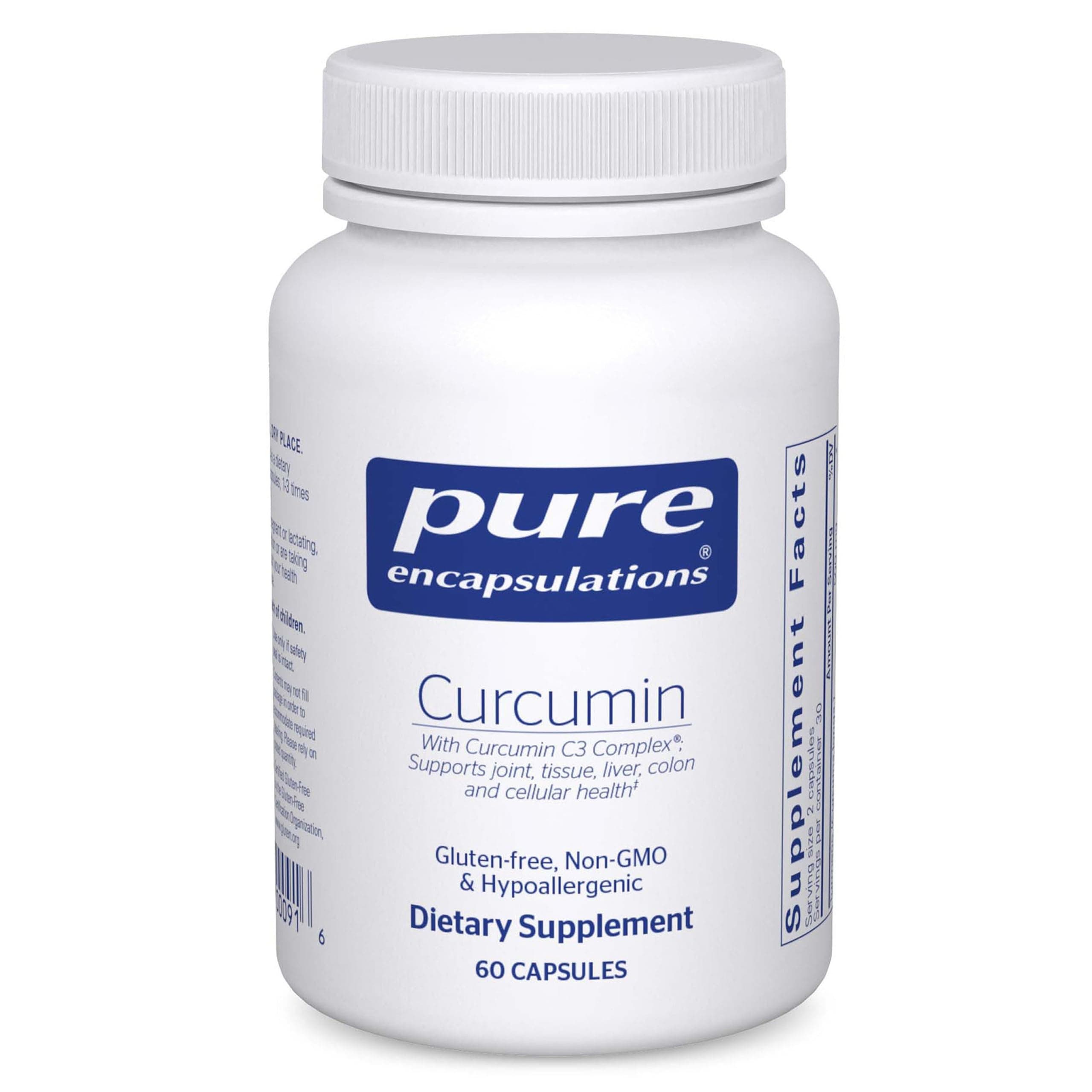 Curcumin - 500 mg - Supports Joint Health & Liver Health - Curcuma Longa Capsule - Non-GMO & Vegan - 60 Capsules