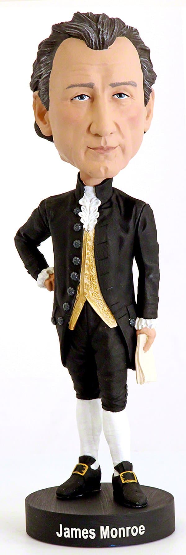 James Monroe Bobblehead, Premium Polyresin Lifelike Figure, Unique Serial Number, Exquisite Detail