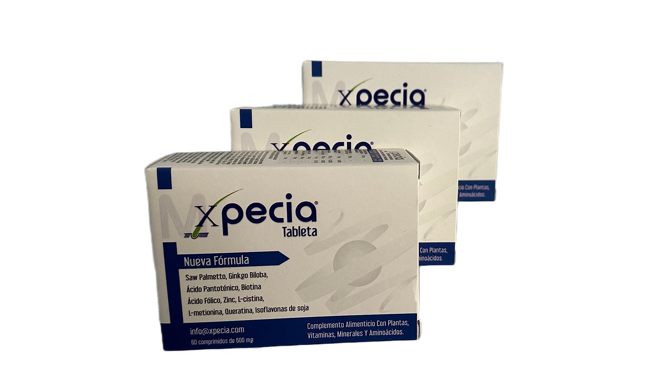 XPECIA Men's Anti-Hair Loss Blocks DHT Hair Growth Formula 180 Tablets