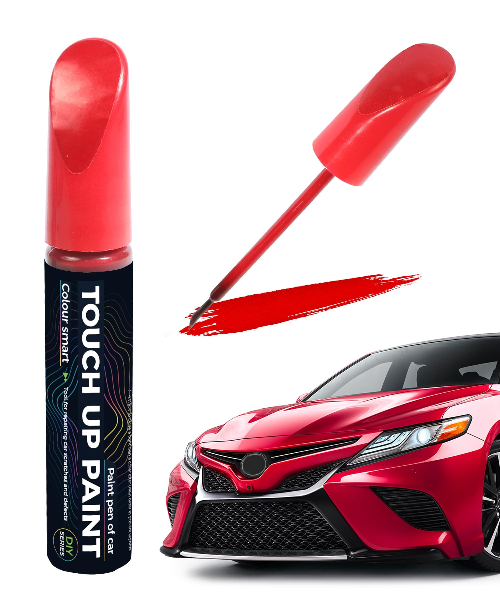 Touch Up Paint Pen,Touch Up Paint for Cars,Car Accessories Car Touch Up Paint, Automotive Paint Pen Scratch Repair,Cars Remover Scratch Paint Pen,Cars Paints Pens for Erase Auto Scratches (Red)