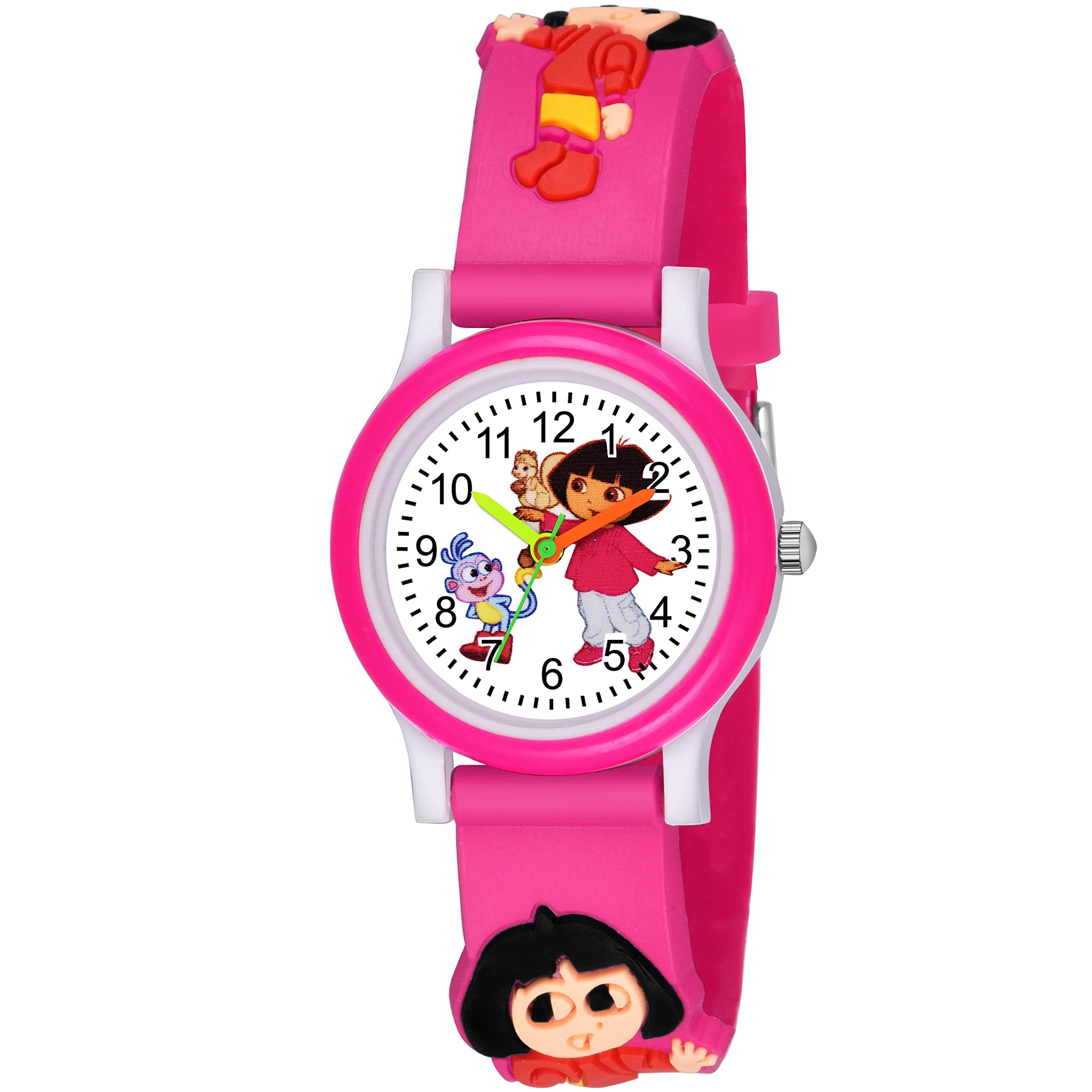SWADESI STUFF White Dial Dora Love Watch Series Analogue Girl's Kids Watch