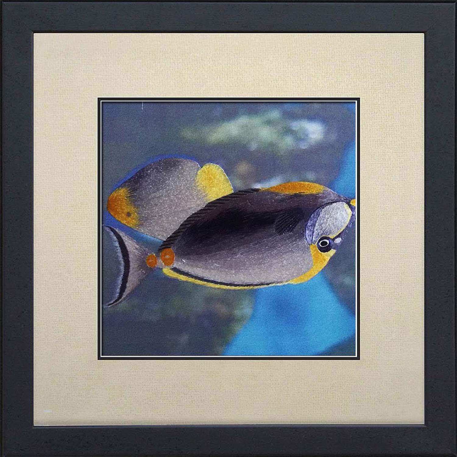 Silk Art 100% Hand-Stitched Embroidery Framed Goldfish Oriental Wall Hanging Art Asian Decoration Tapestry Artwork Picture Gifts 39024WF