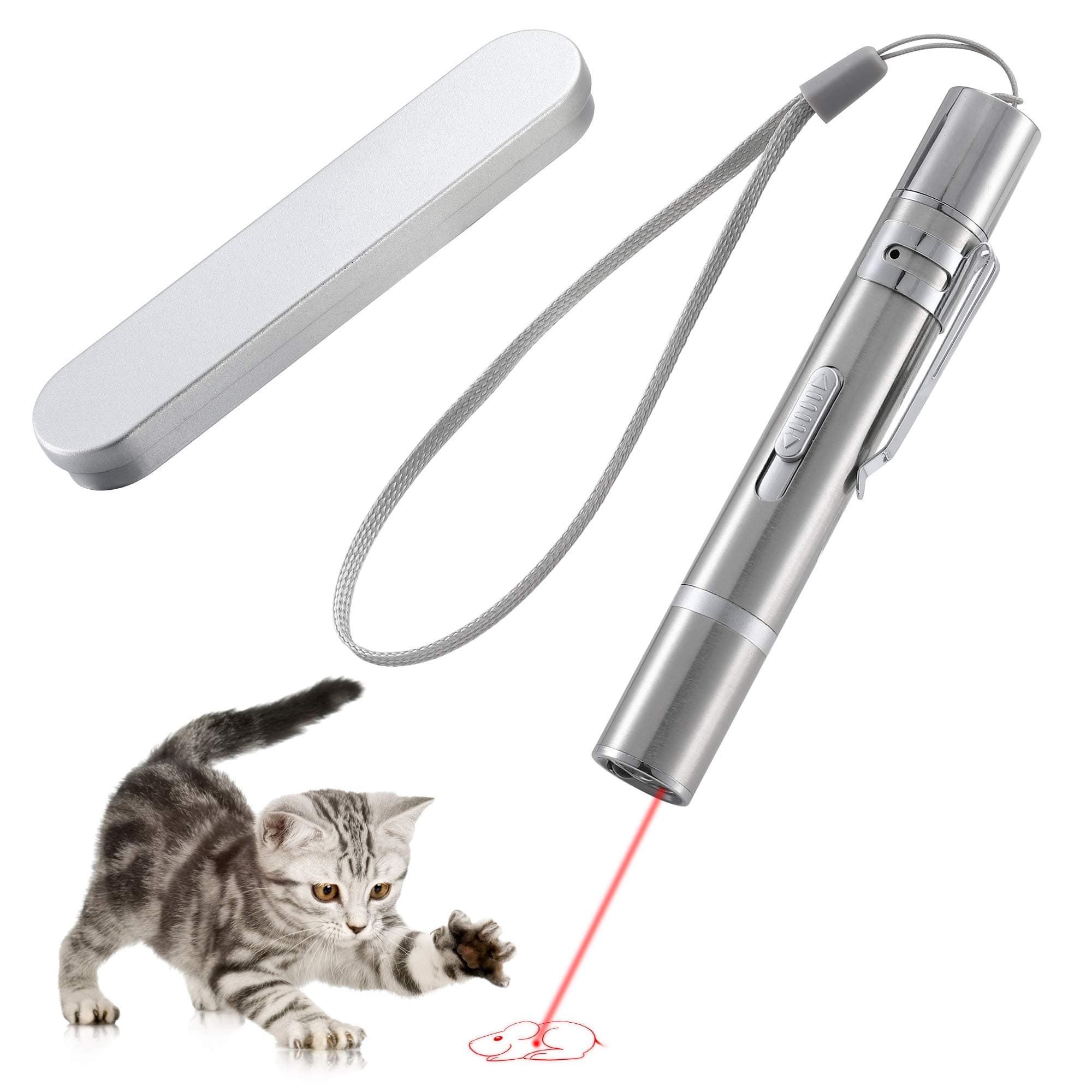 Cat Toys,Rechargeable Interactive Indoor Toys for Cat and Dog,Cat and Dog Playing Training Exercise Toy