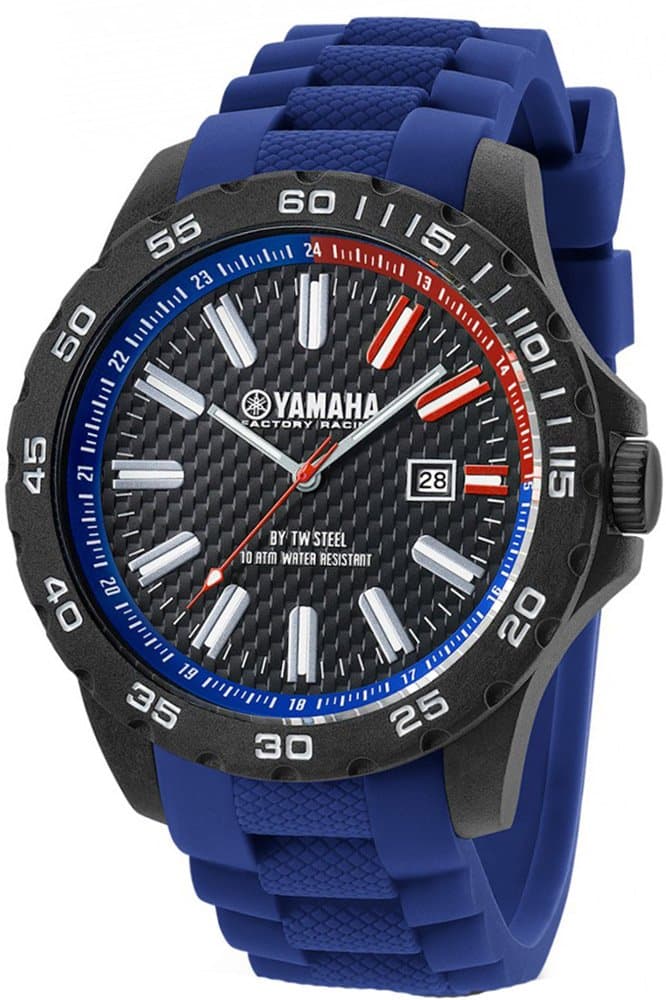 TW Steel Yamaha Y2 45mm blk dial blue si