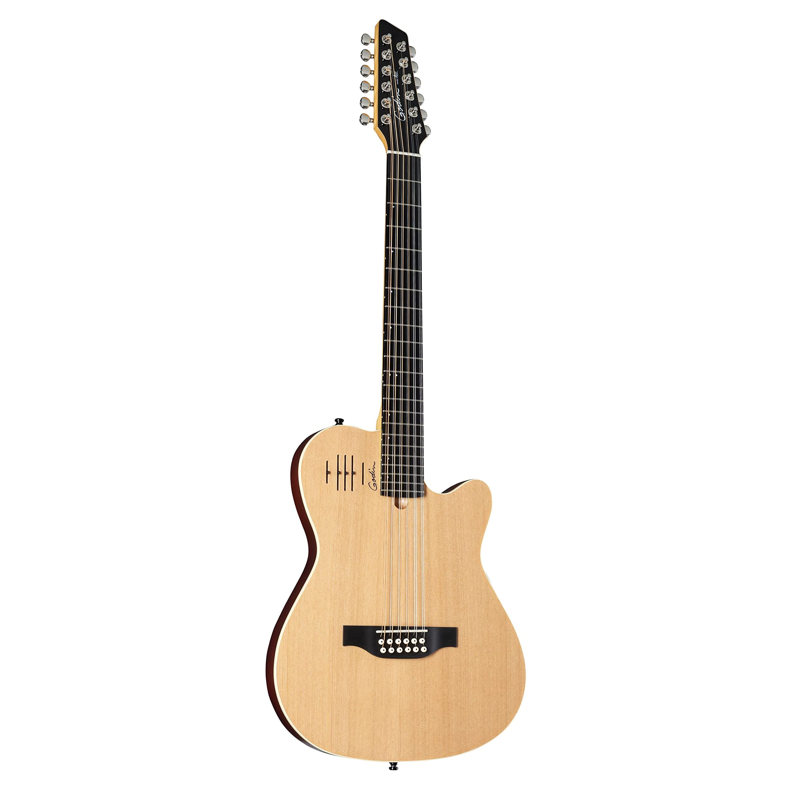 A12 Two-Chambered Electro-Acoustic Guitar (Natural)