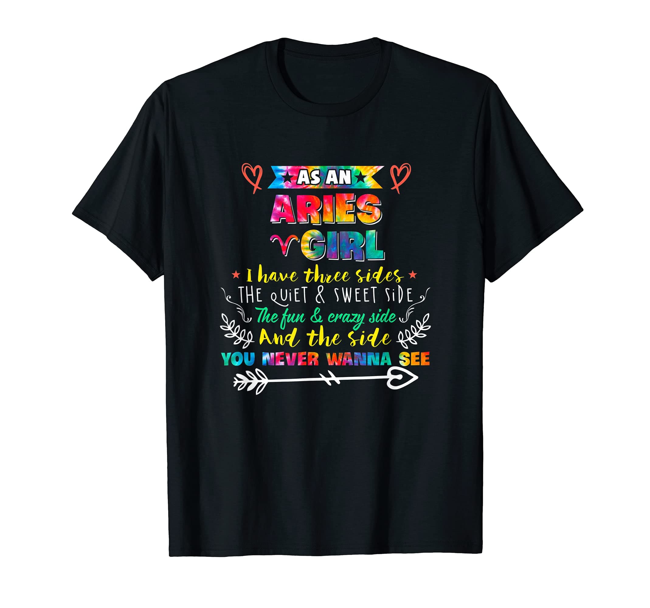 As An Aries Girl Birthday Astrology Zodiac Sign Aries Lover T-Shirt