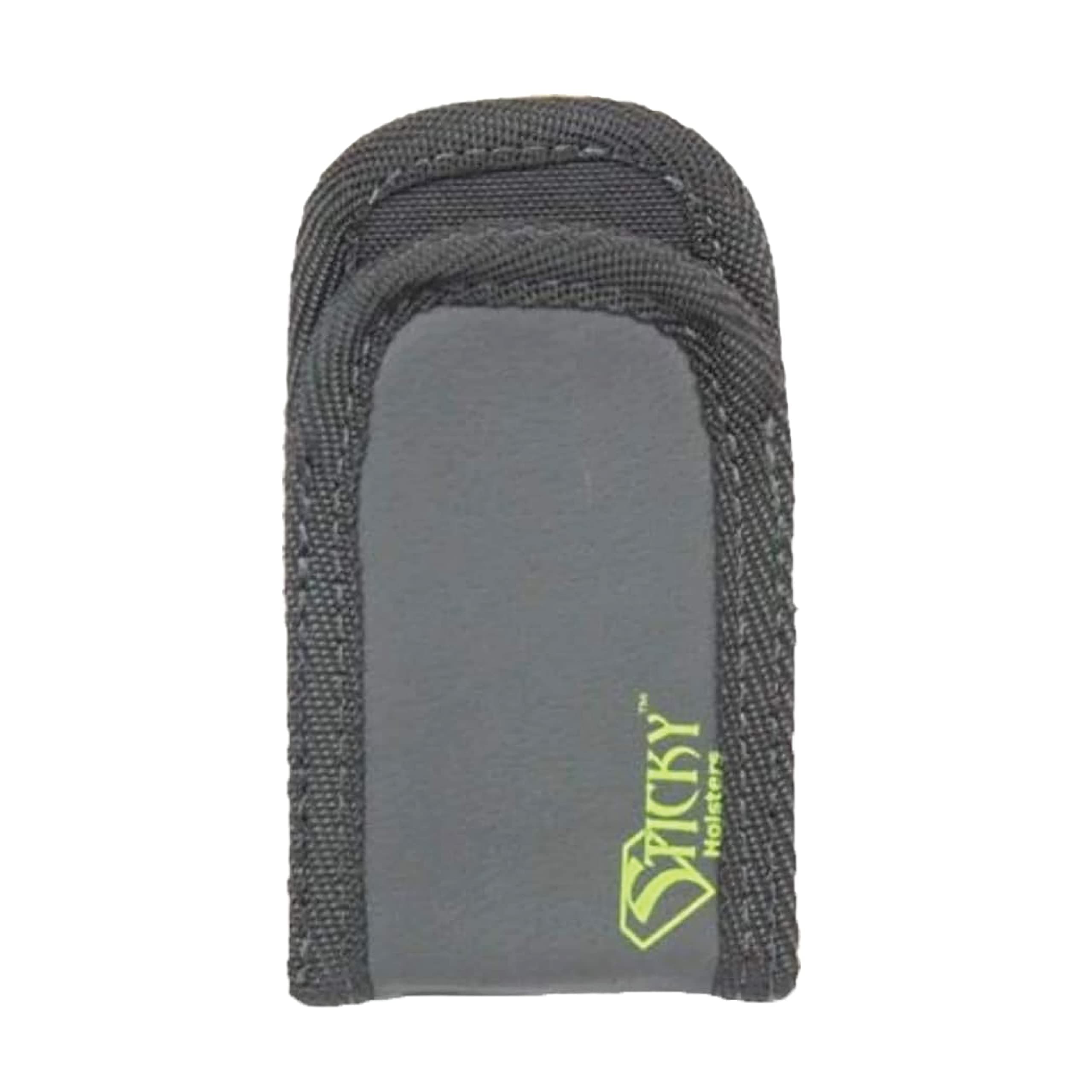 Sticky Holsters Mag Sleeve for Men and Women- Concealed Carry Magazine Holster for Extra Ammo and Accessories - Black - for IWB or Pocket Carry