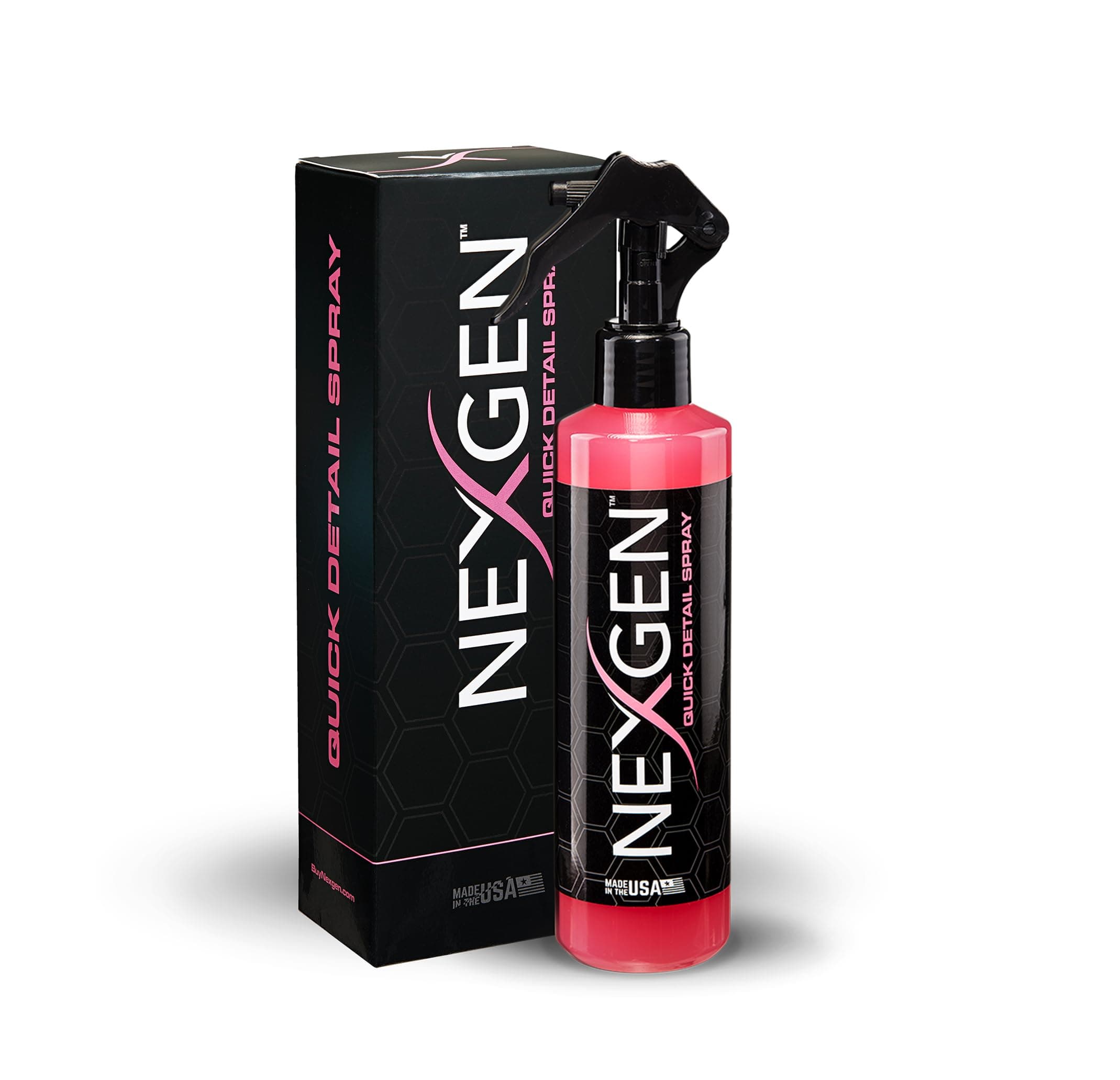 Nexgen Quick Detail Spray (8oz) - Ultimate Spot Cleaner & Ceramic Coating Maintenance - Instant Car Detailing for Freshly Waxed Shine - Car Cleaning Supplies - Protects & Extends Paint Lifespan