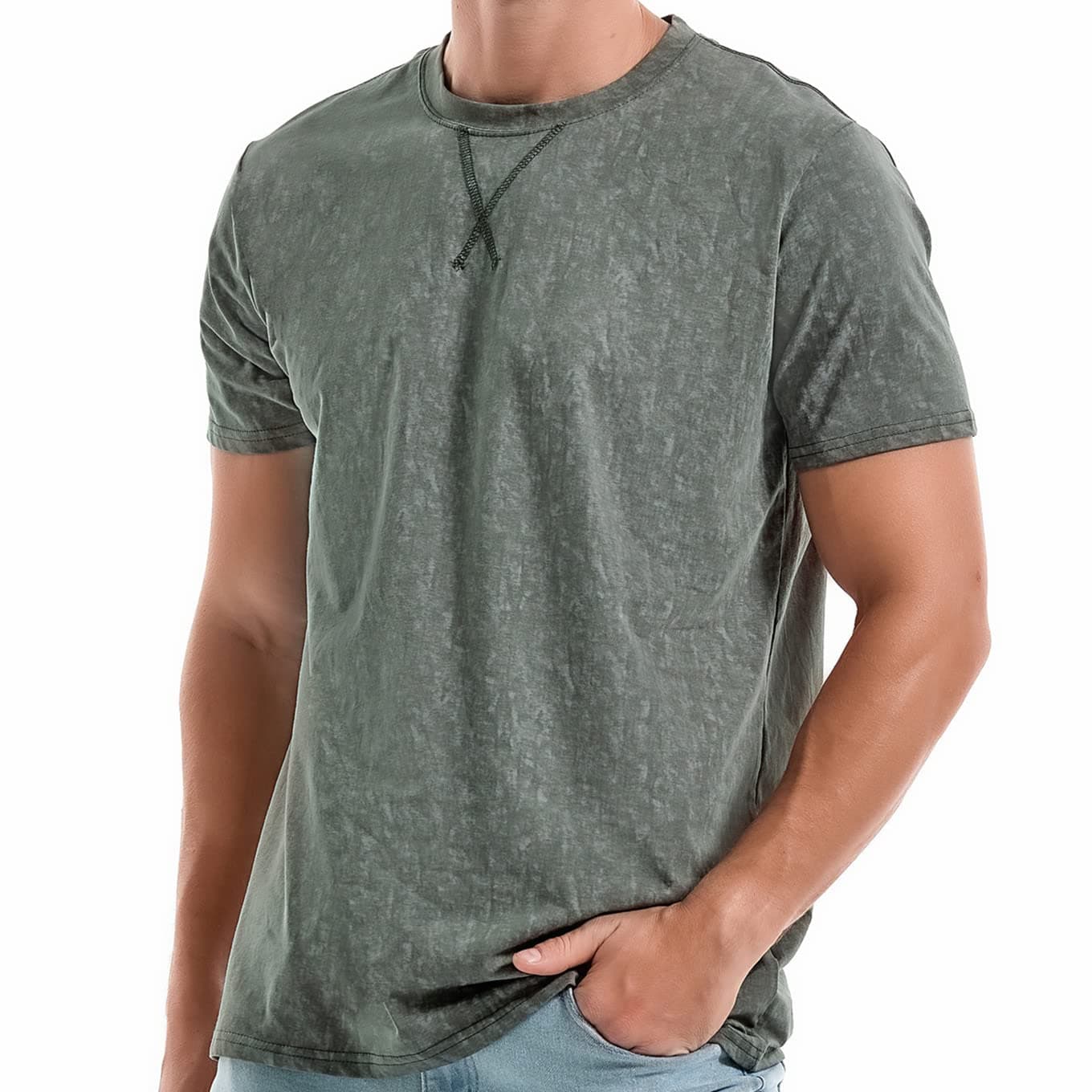 - Men's T-Shirts - Premium Cotton Crew Neck Tees S - 4XL