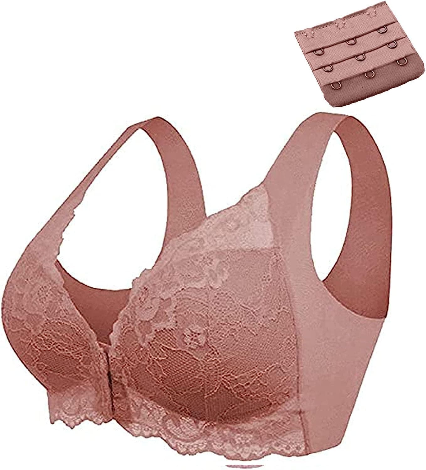 TOQVTOOFront Closure Bra for Seniors,Goldies Bra for Older Women Front Closure, Embraced Bras for Senior Women 002