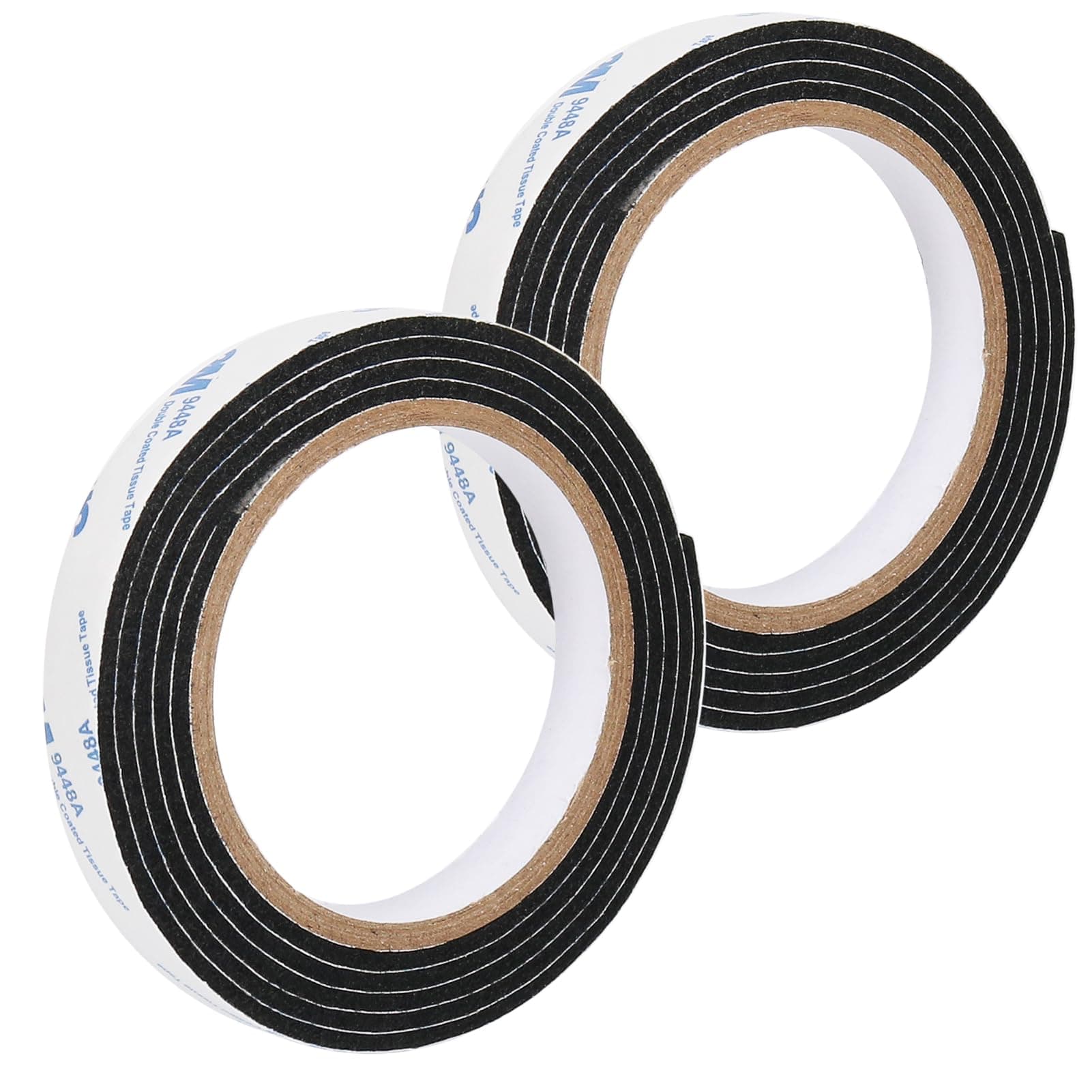 Shintop Felt Tape DIY Adhesive Heavy Duty Felt Strip Roll Cut into Any Shape to Protect Your Hardwood and Laminate Flooring, 0.5 x 59 Inches 0.5" x 59" Black