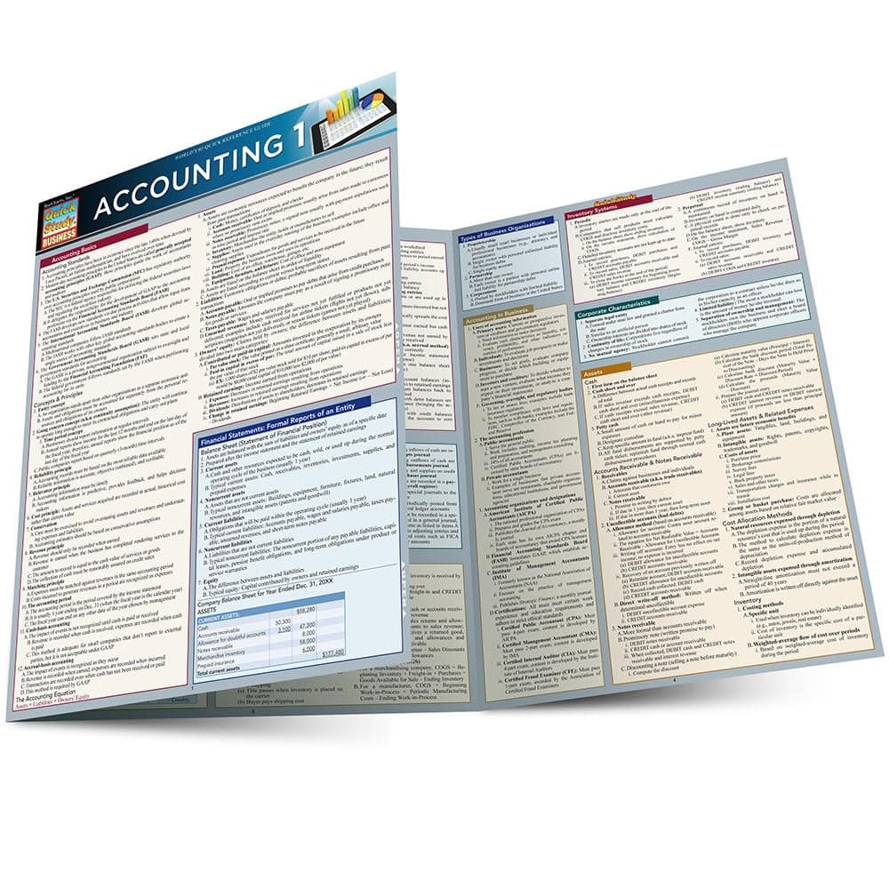 Accounting 1: QuickStudy Laminated Reference Guide (QuickStudy Business)