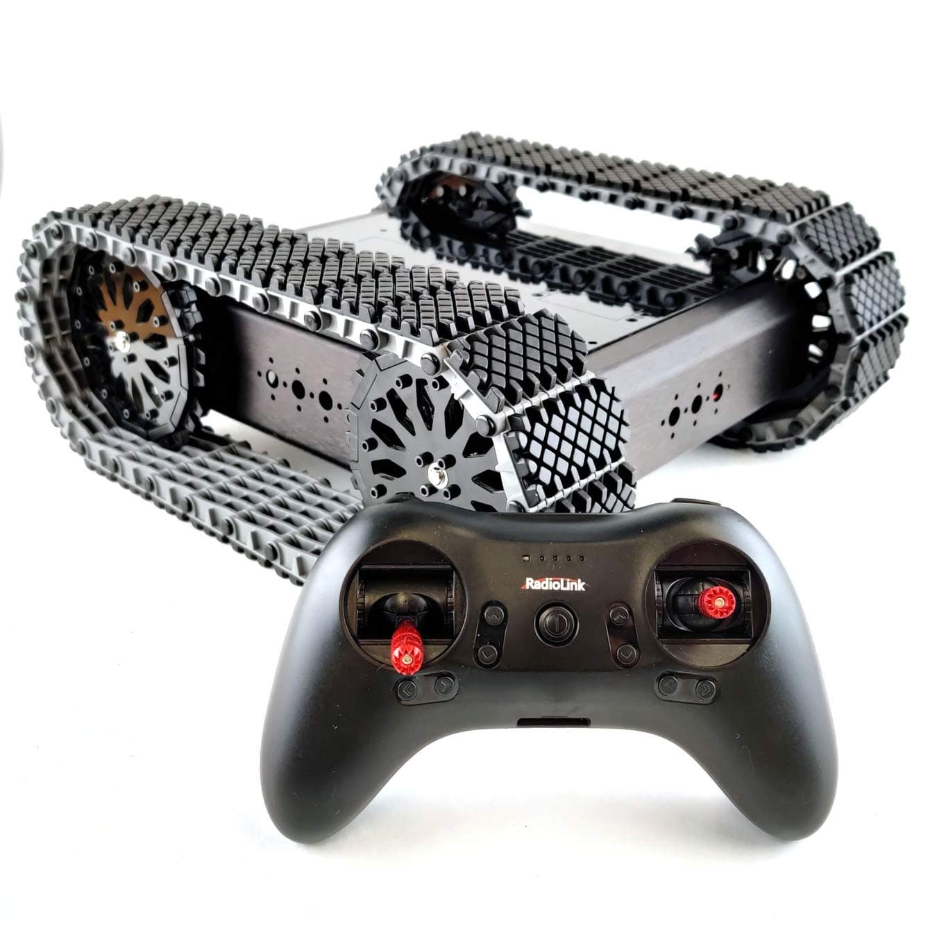 Lynxmotion Aluminum A4WD1 Tracked Rover Kit (for RC)