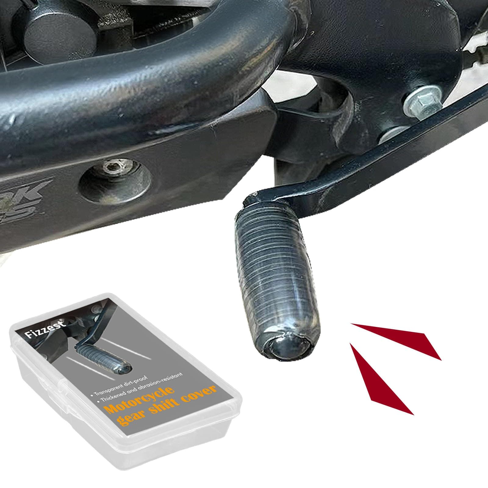 Shrinkable シューズカバー オートバイシフター、ブーツトゥプロテクター、オートバイギア、アクセサリー Para Motos、男性と女性の両方に適しています