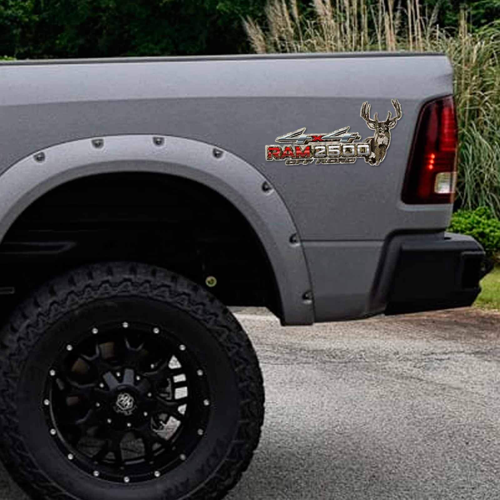 Aftershockit 4x4 Whitetail Deer Truck 2500 Diesel Camouflage Decals