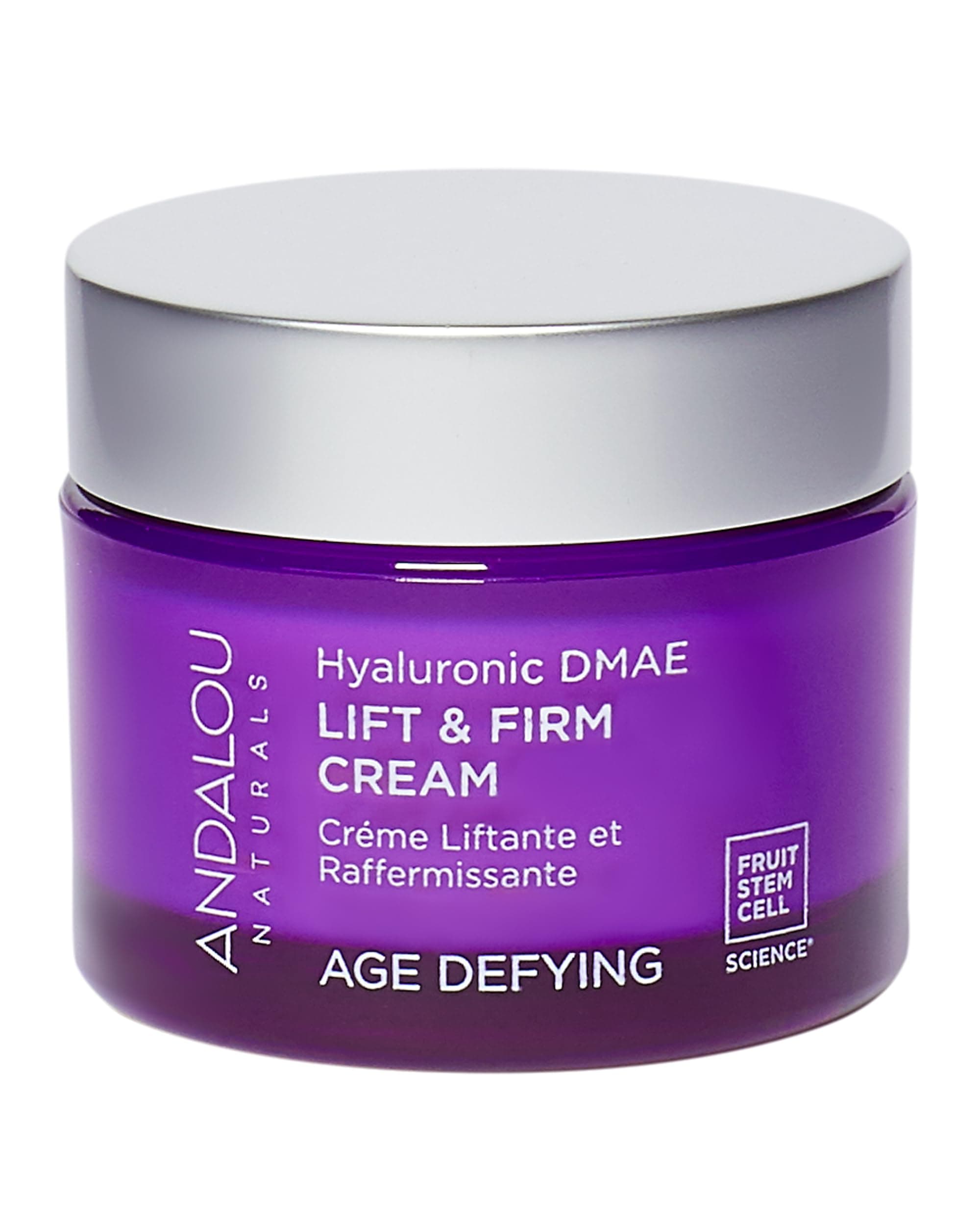 Hyaluronic Dmae Lift Firm Skin Cream, Face Moisturizer with Anti Aging Antioxidants, Hydrating, Helps Reduce Fine Lines and Wrinkles, 1.7 Ounce