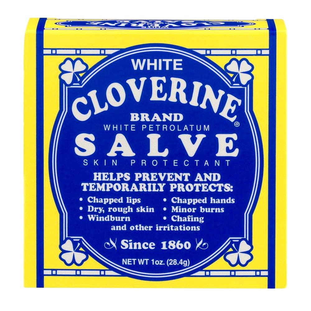White Cloverine Salve White Petrolatum Skin Protectant 1 oz (28.4 g)