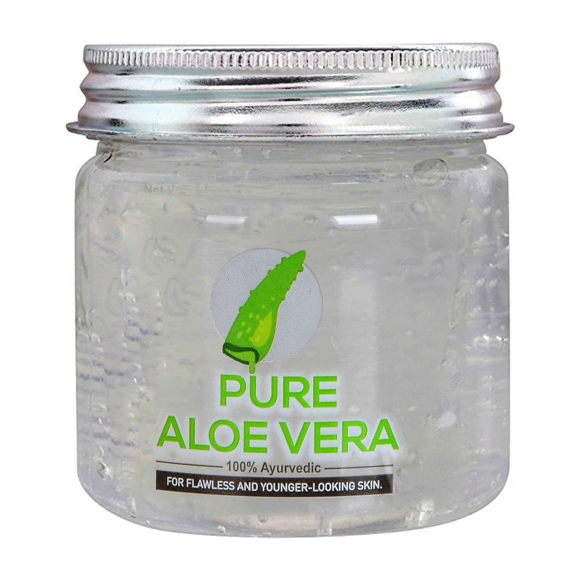 - 100% Natural and Pure Aloe Vera Gel for Acne, Face Scars, Glowing Skin and Hair Care (Non toxic), 230ml
