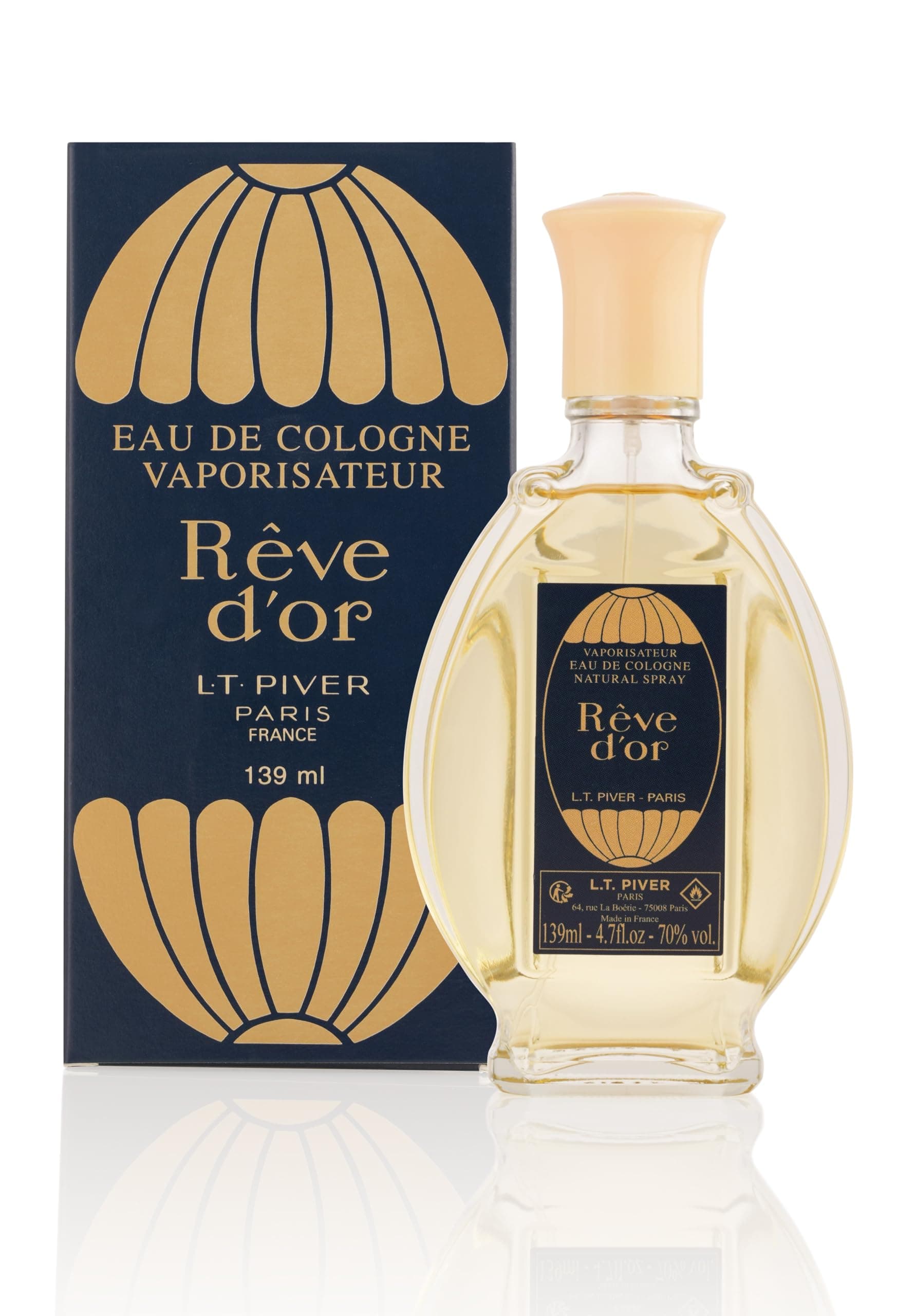 L.T. Piver Reve D'or Natural Spray, Eau De Cologne (139ml)
