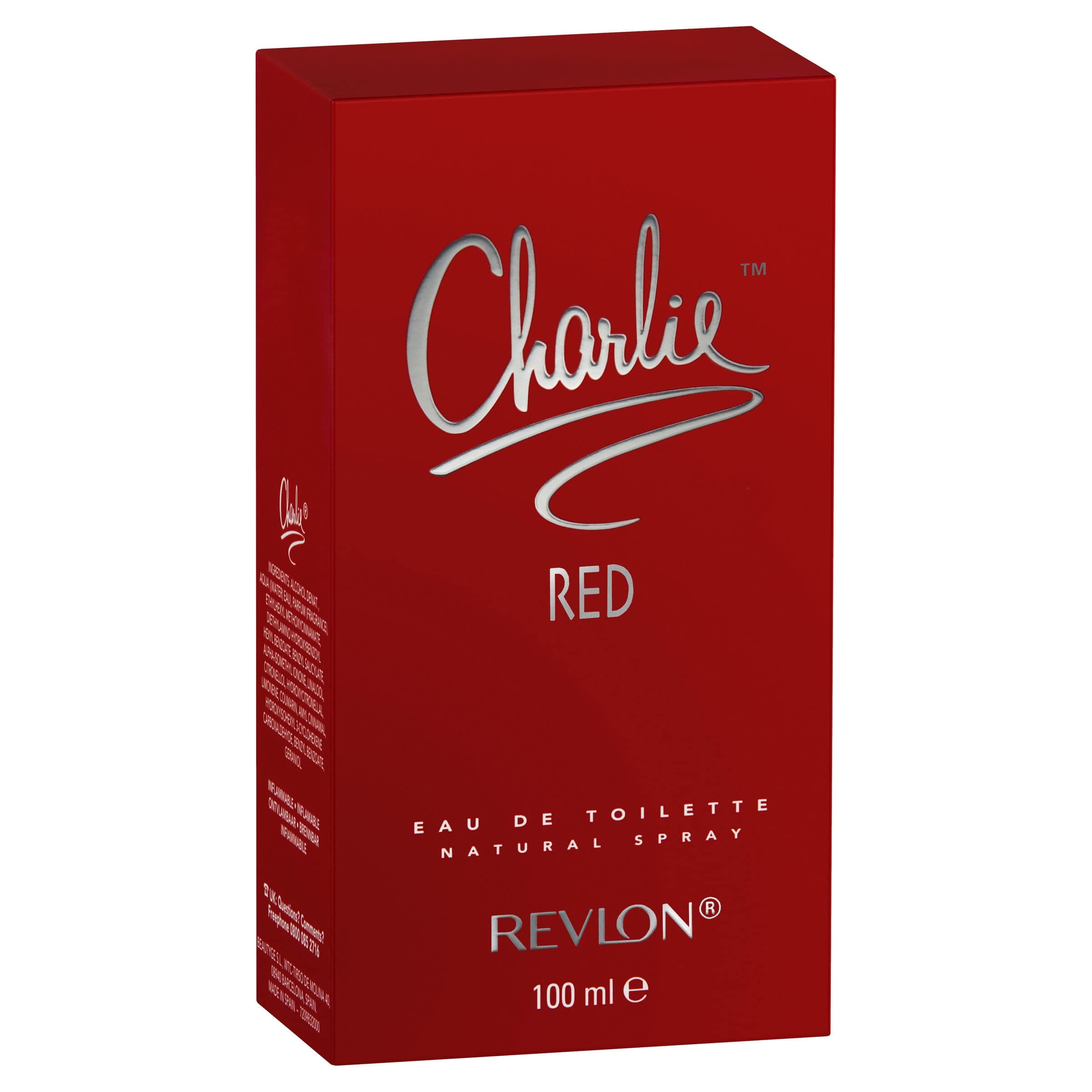 Charlie Red by Revlon for Women, Eau De Toilette Spray, 3.4 Ounce