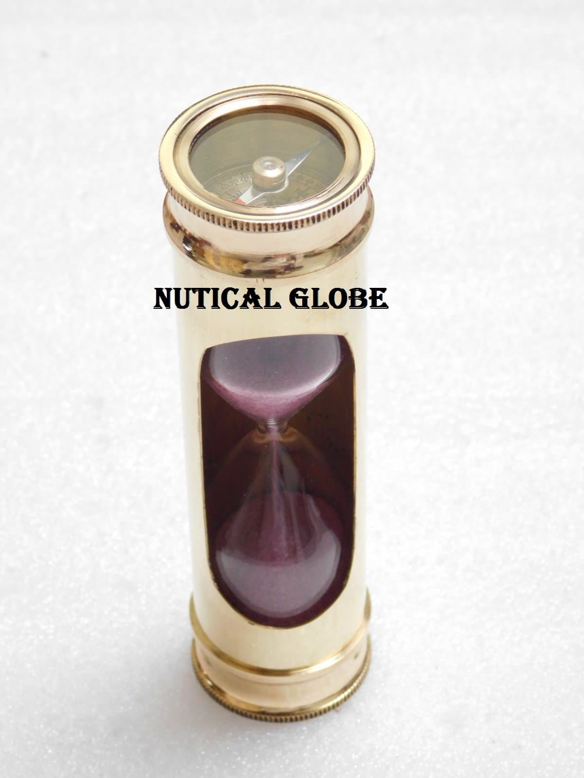 Meridian Nauticals sand timer nautical vintage antique item replica hour glass maritime item