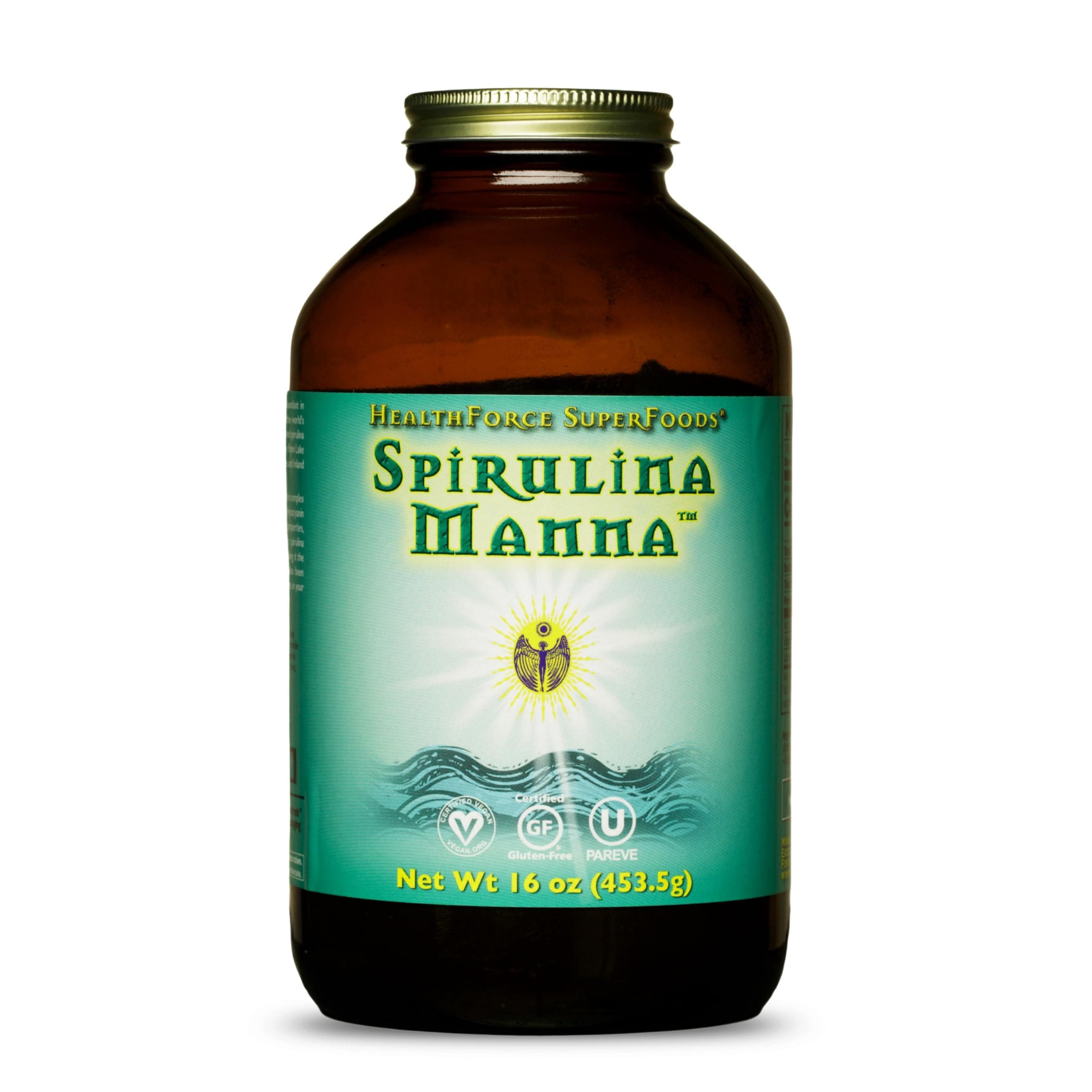 HealthForce SuperFoods Spirulina Manna - Powder - 16 Oz