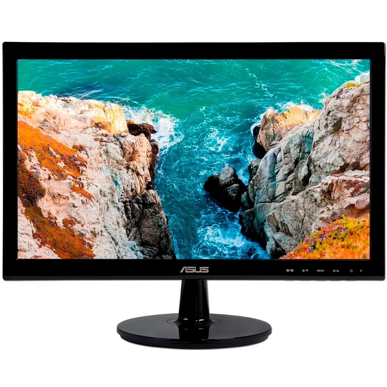 VS197D-P 18.5" WXGA 1366x768 VGA Back-lit LED Monitor, Black