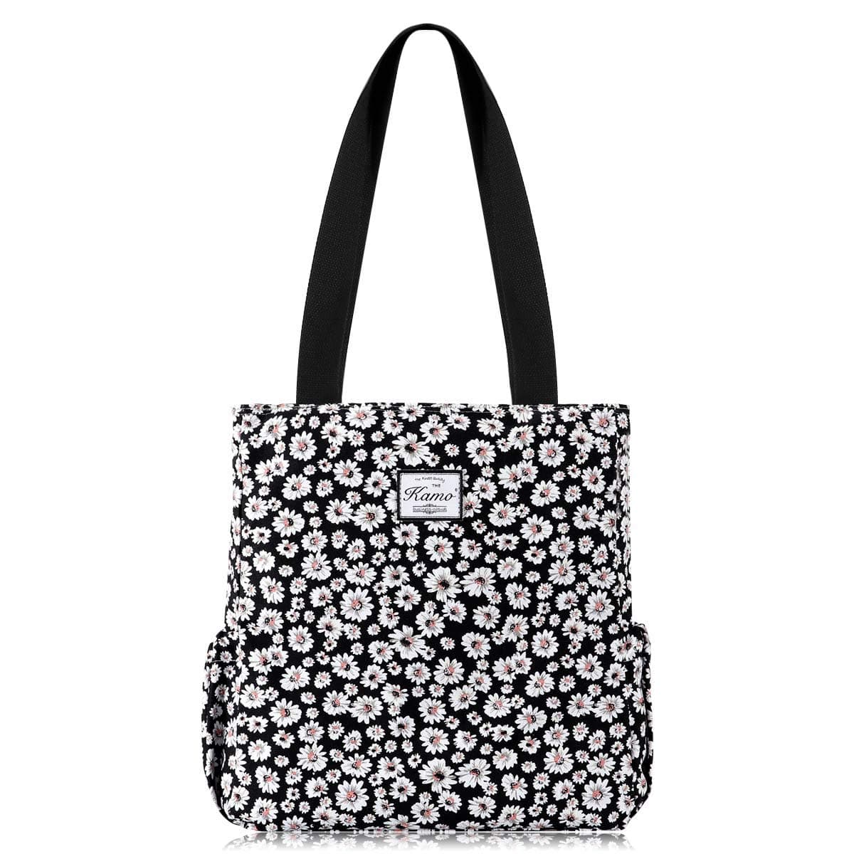 Floral Tote Bag - Waterproof Lightweight Handbags Travel Shoulder Bag for Hiking Yoga Gym Swimming Travel Beach