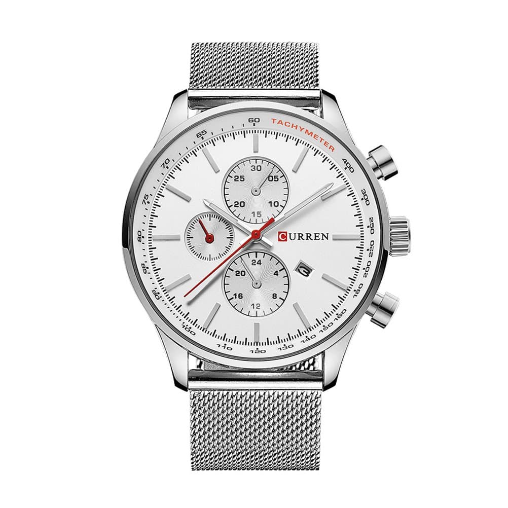 CURREN Men's Quartz Watches Fashion Casual Full Steel Sports Watches Men Business Watch