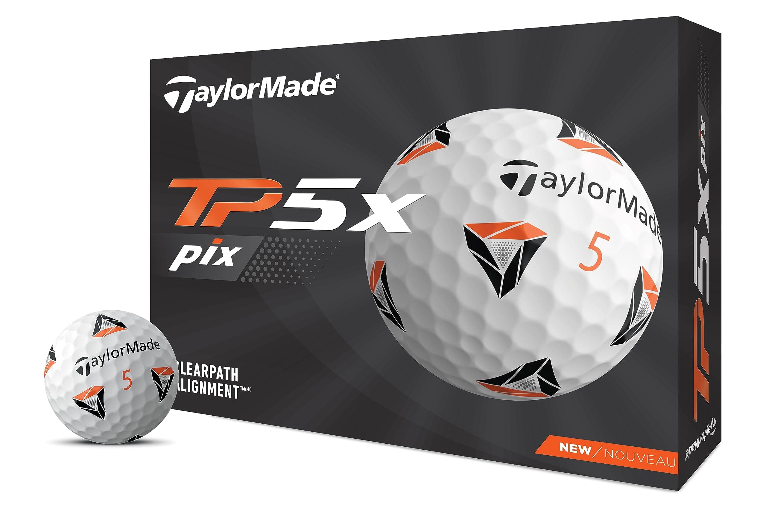 TaylorMade TP5x Pix 2.0 Golf Balls
